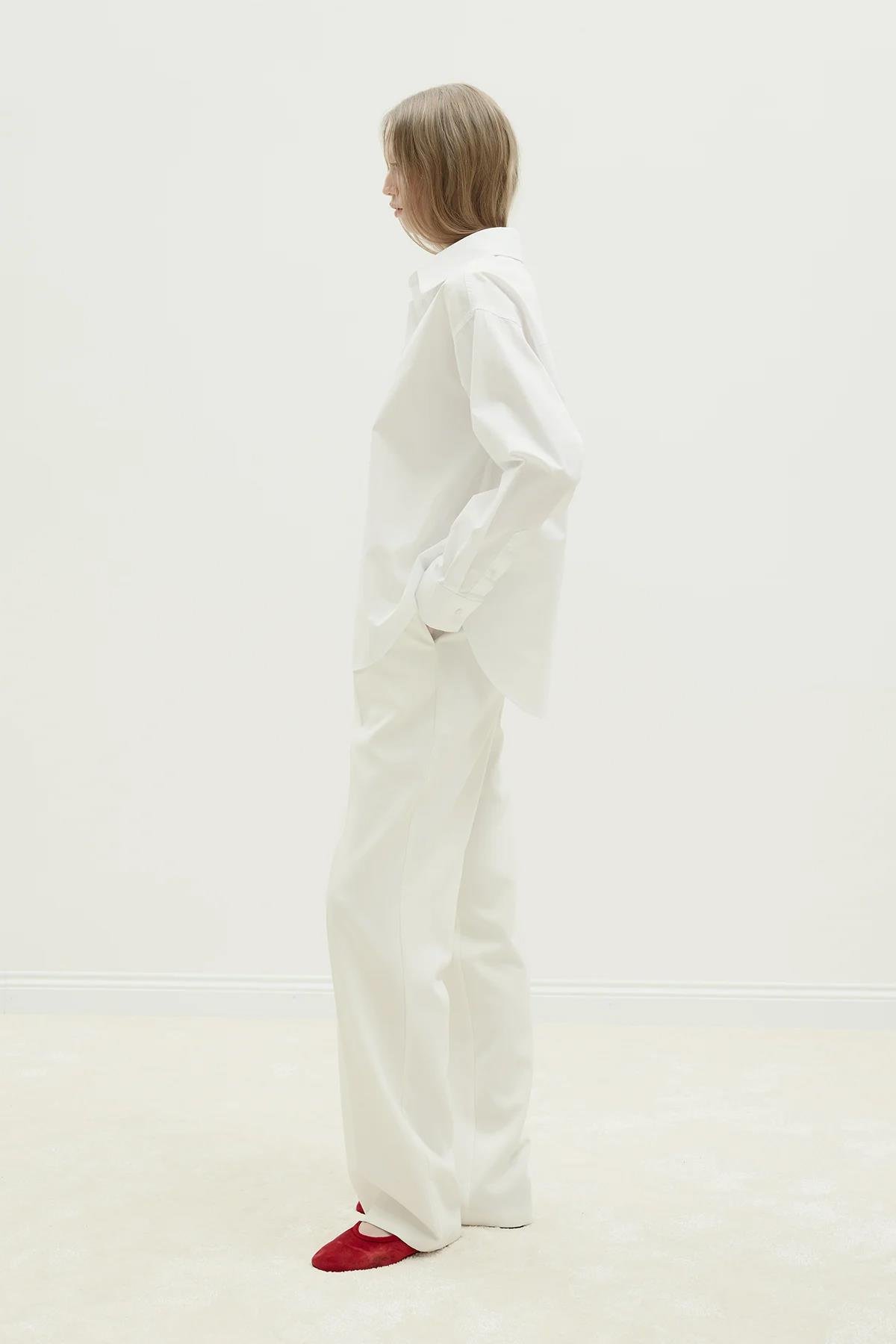 Beyaz Kişiselleştirilmiş Gömlek