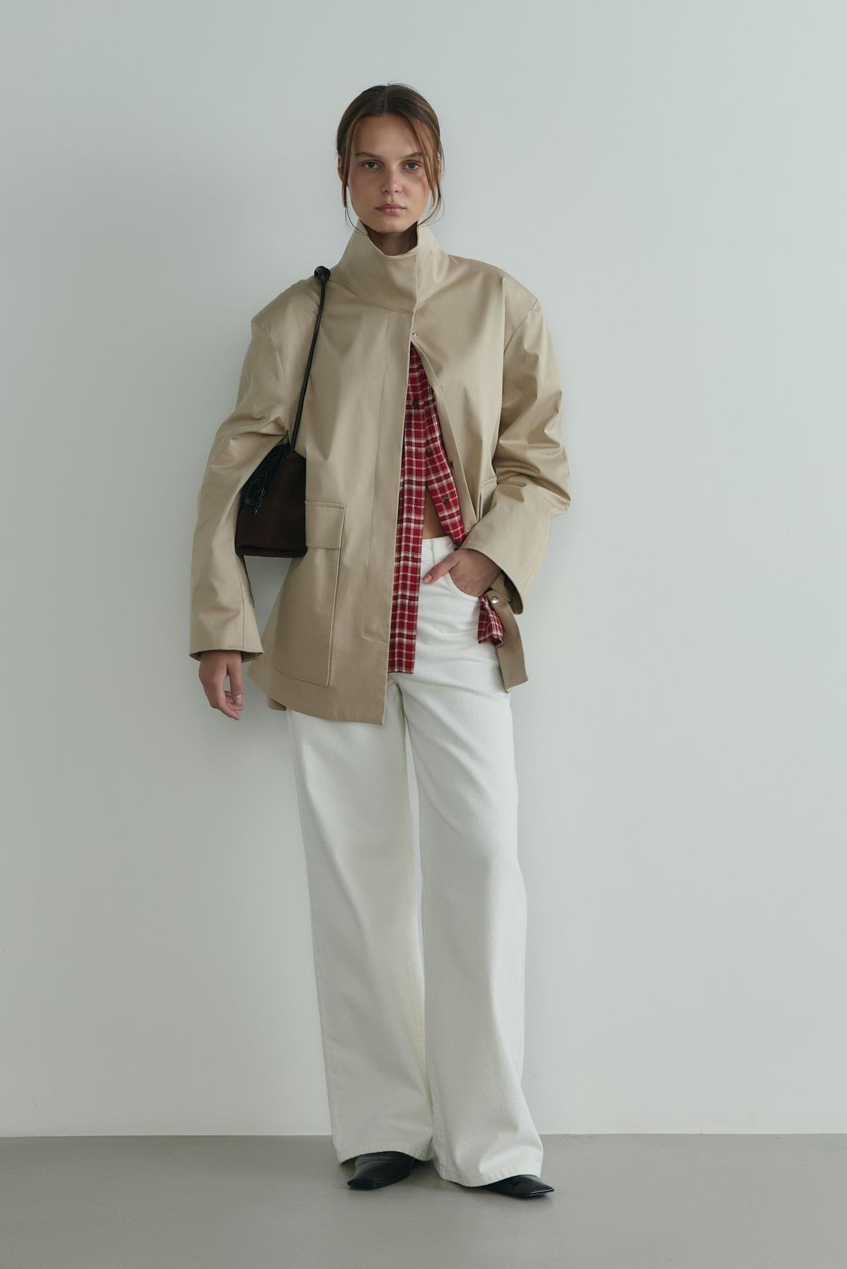 Beyaz Roe Wide Leg Jean