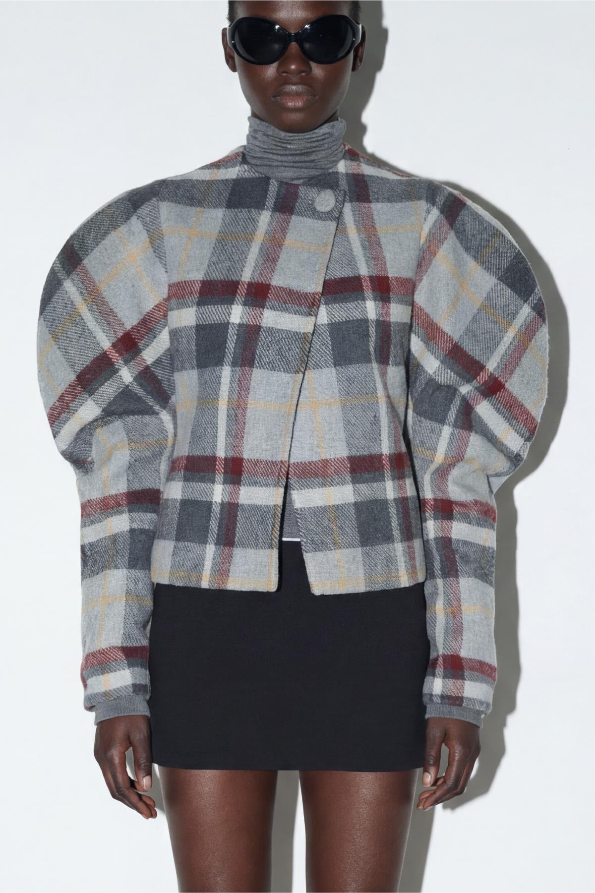 Bordo Diva Karpuz Kollu Ceket