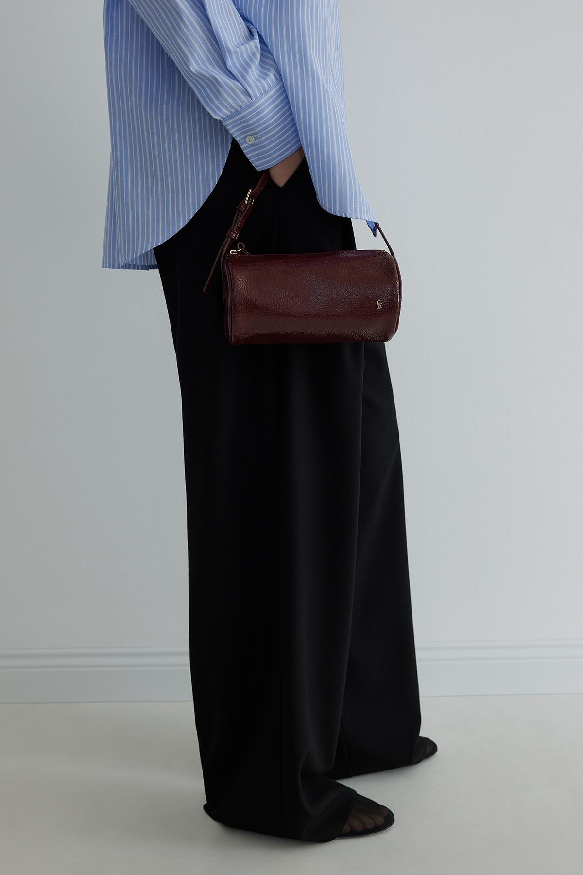 Bordo Lal Baget Çanta