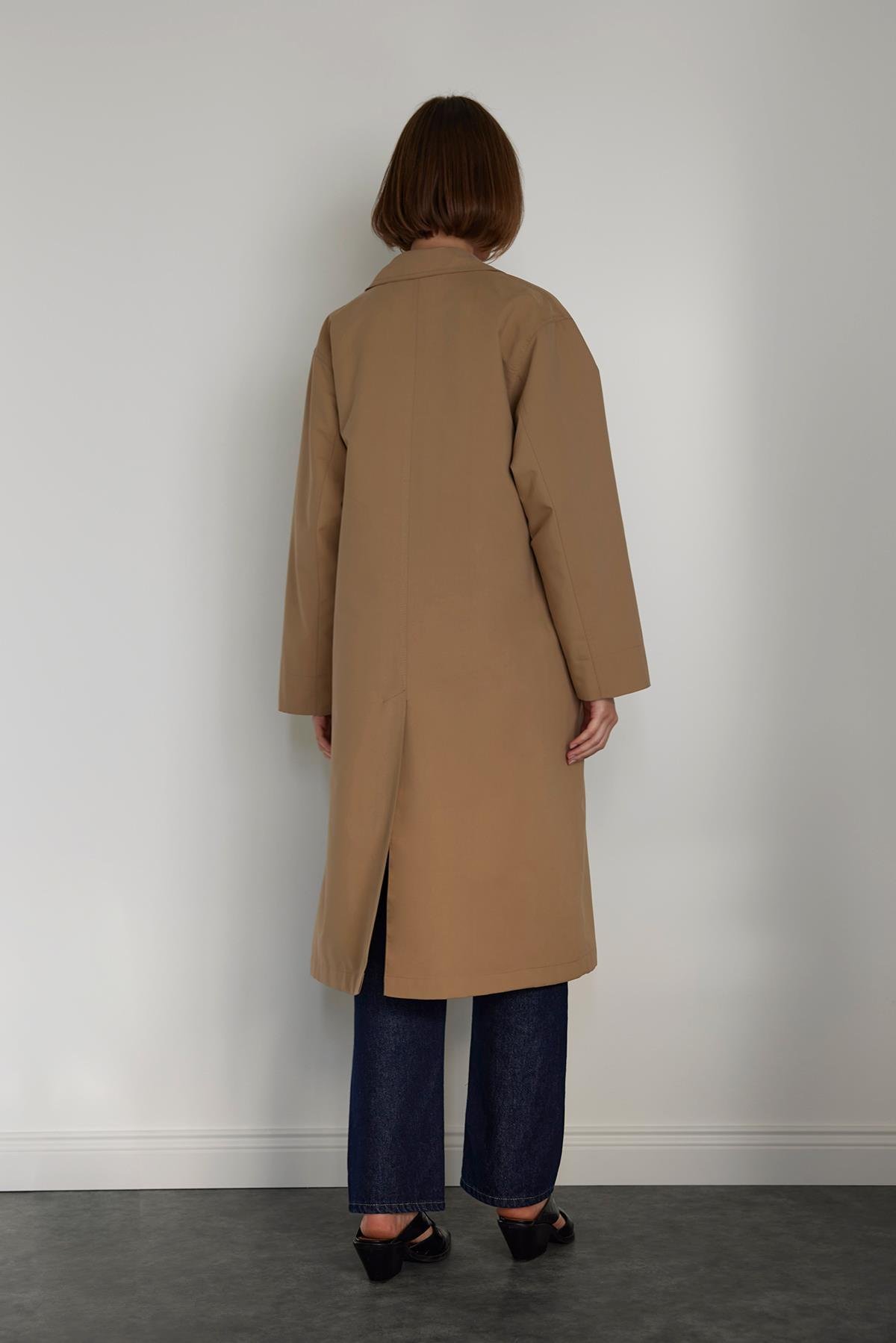 Camel Grace Pamuklu Trençkot