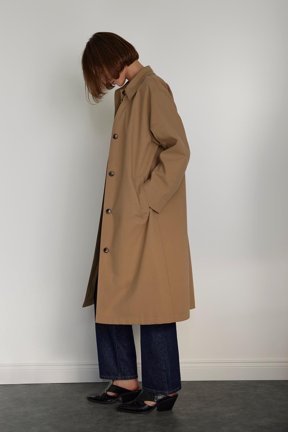 Camel Grace Pamuklu Trençkot