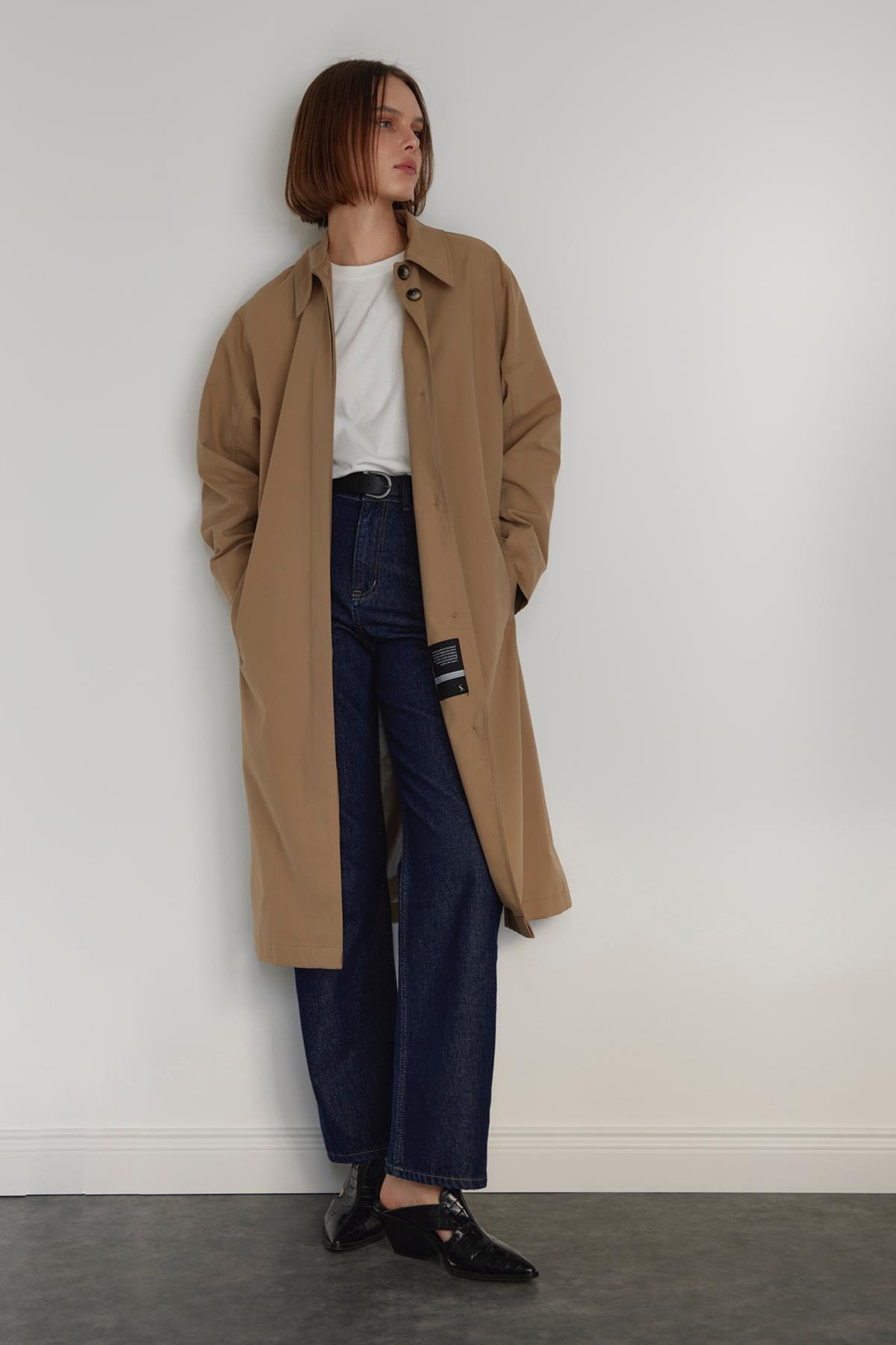 Camel Grace Pamuklu Trençkot