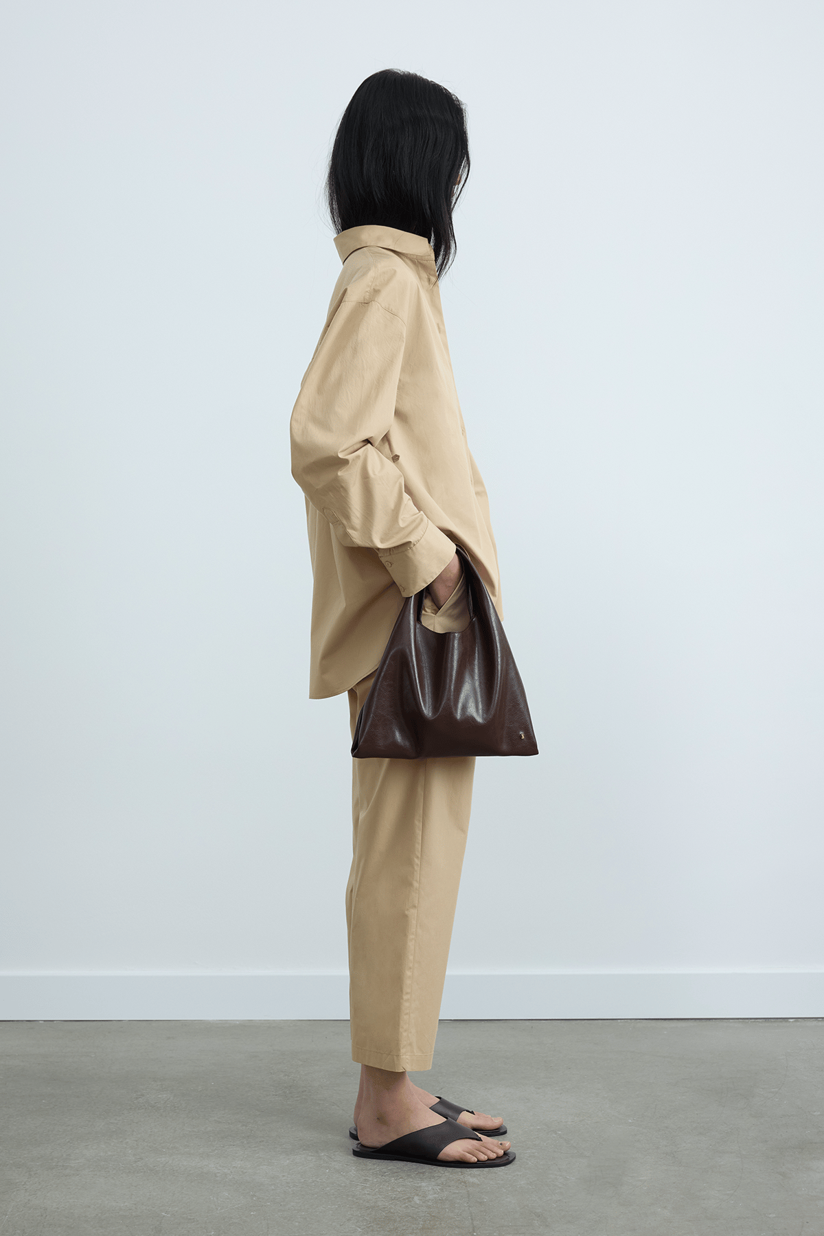 Camel Paper Oversize Gömlek