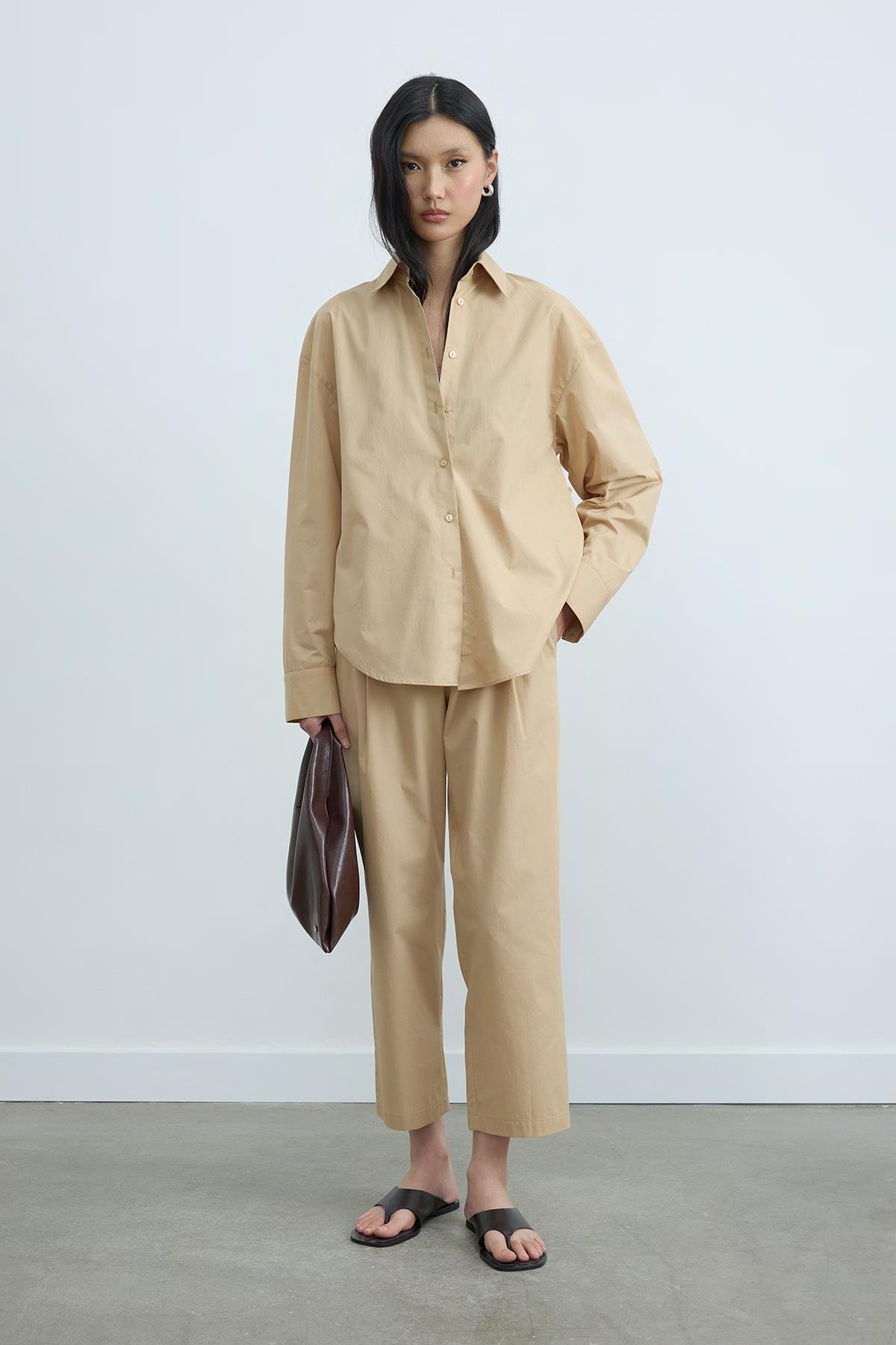 Paper Poplın Trousers