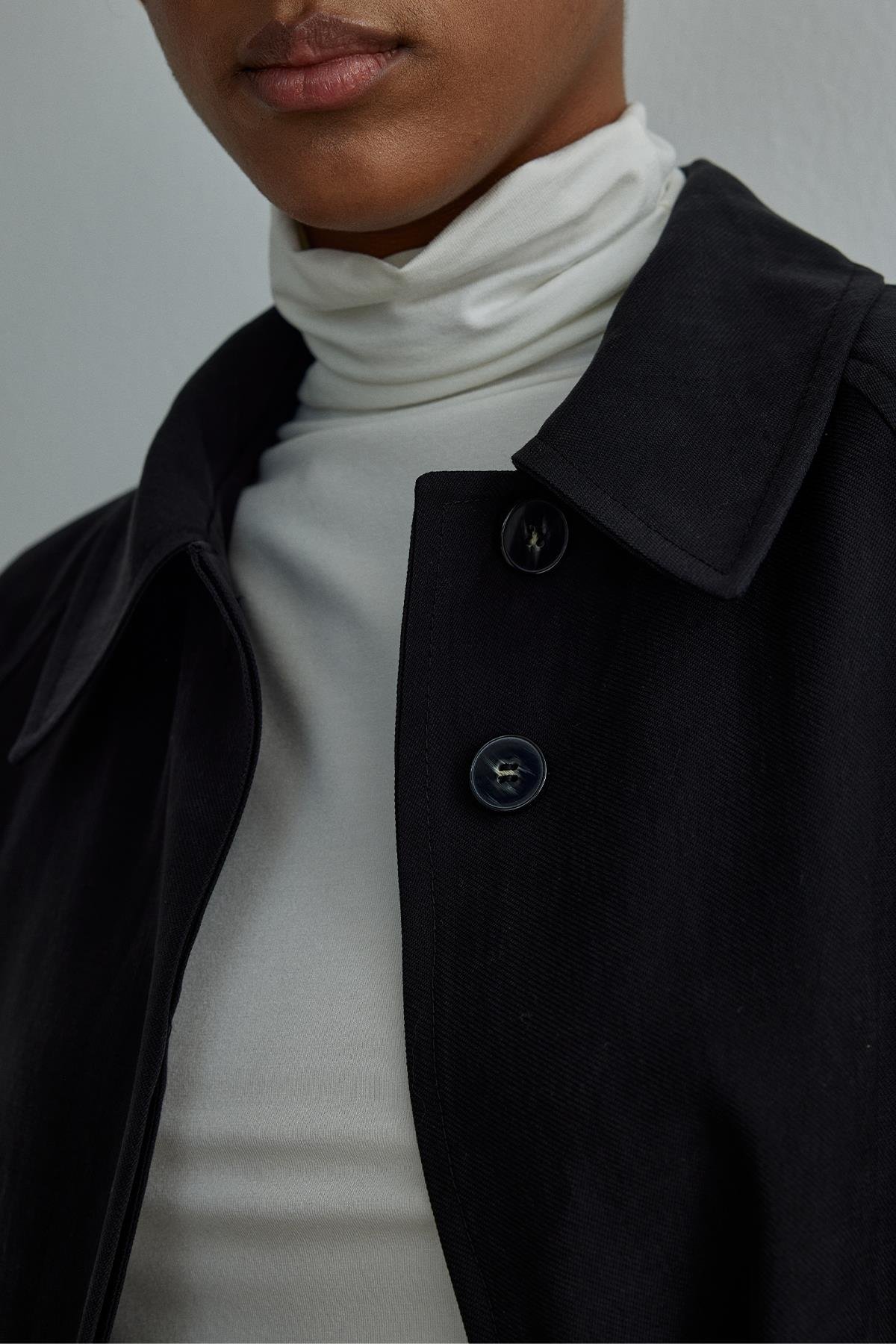 Ekru Andy Degaje Boğazlı Body