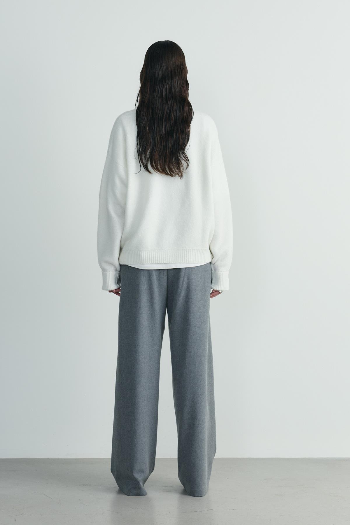 Ekru Bella Oversize Kazak