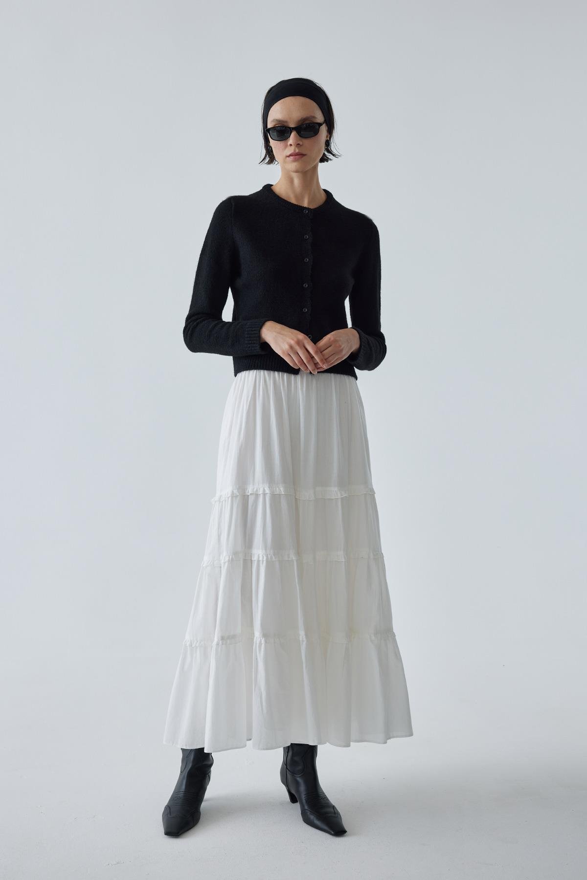 Ekru Era Kat Kat Etek