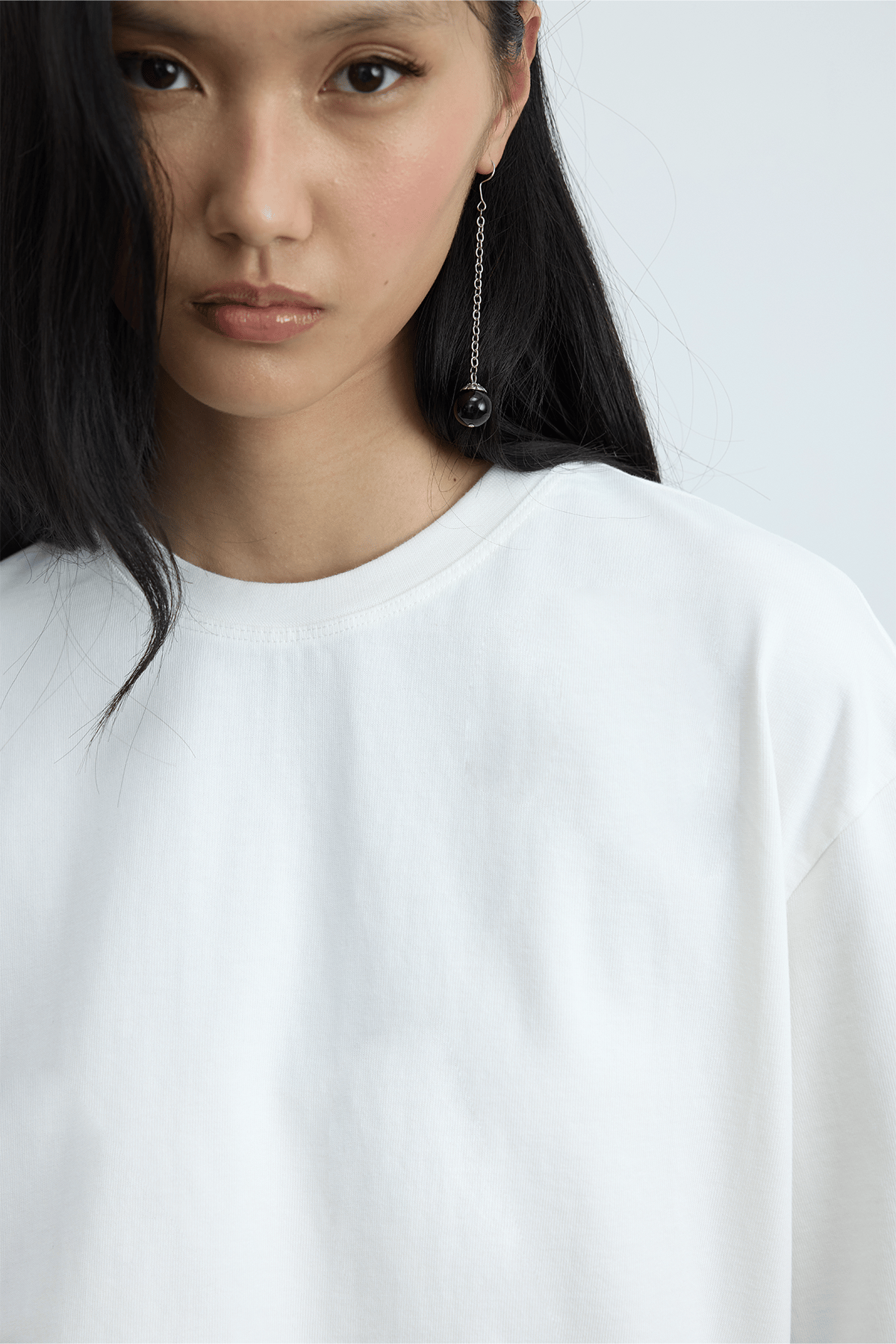 Ekru Nox Oversize Tişört