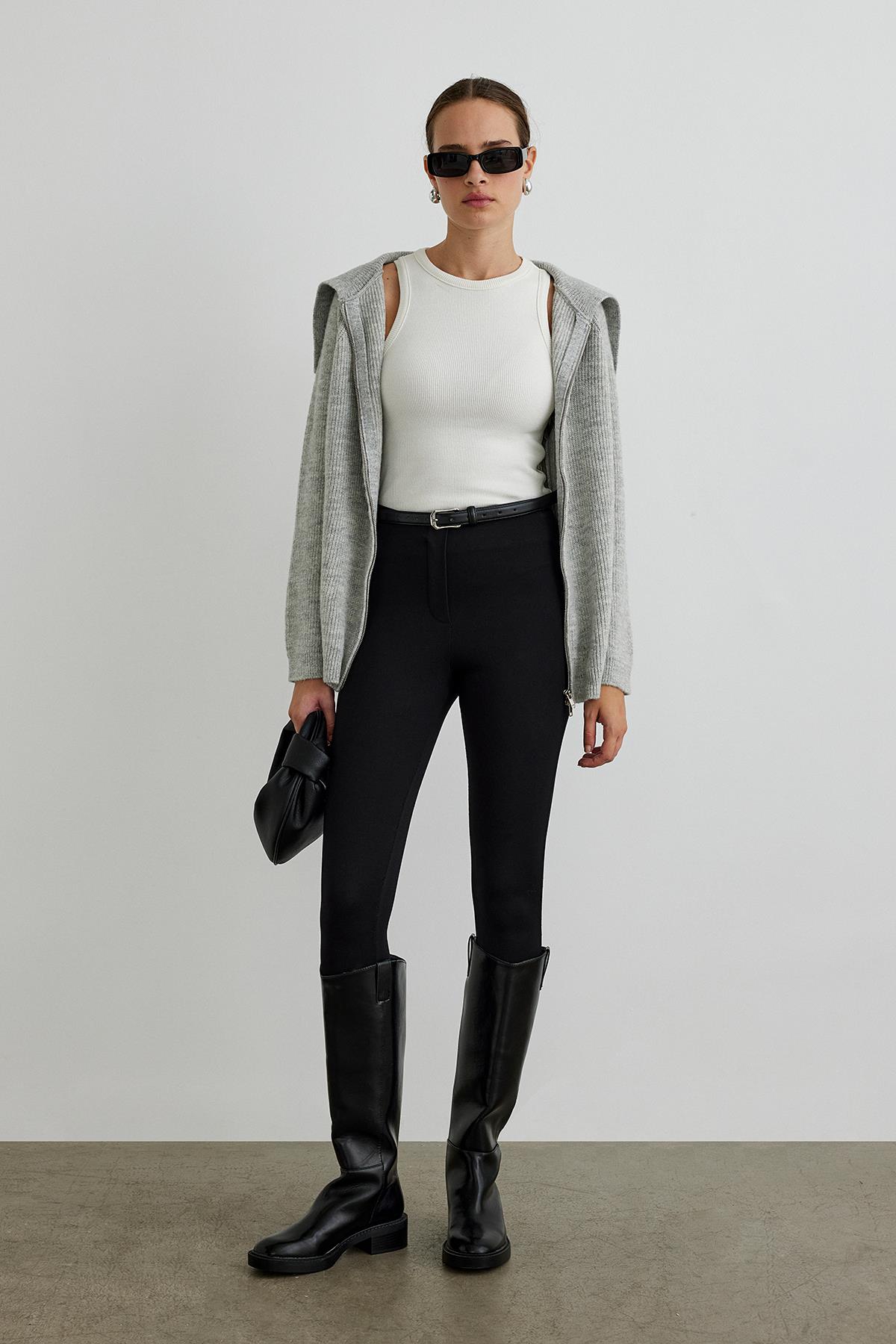 Oli Fitilli Bisiklet Yaka Top