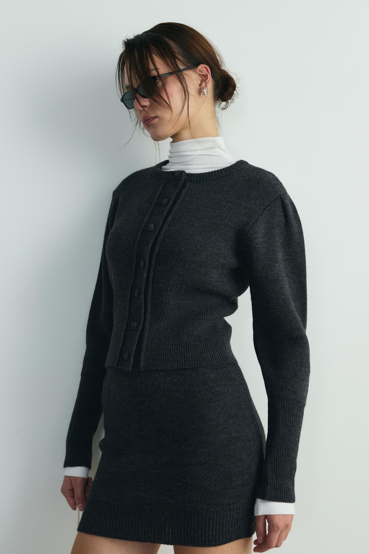 Füme Lucy Triko Mini Etek