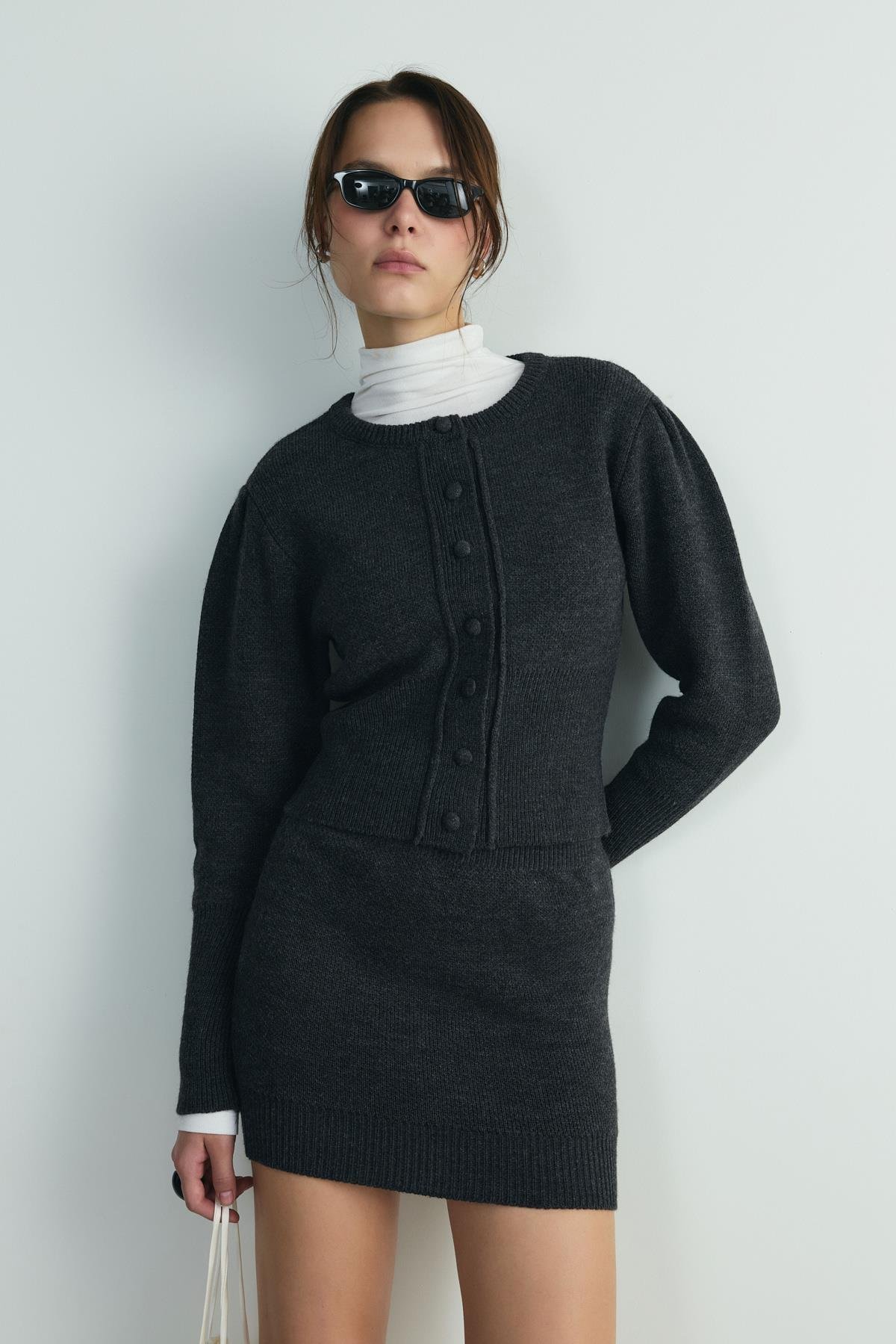 Füme Lucy Triko Mini Etek