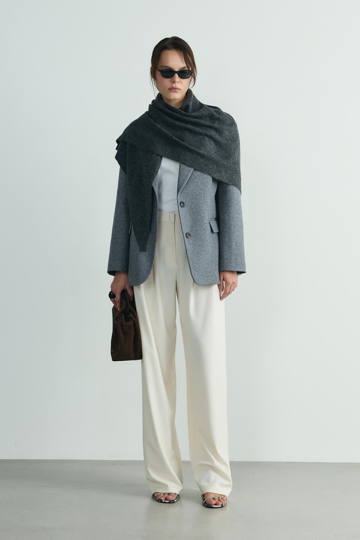 Masculine Wool Blazer