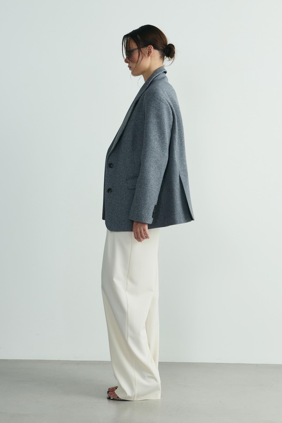 Masculine Wool Blazer