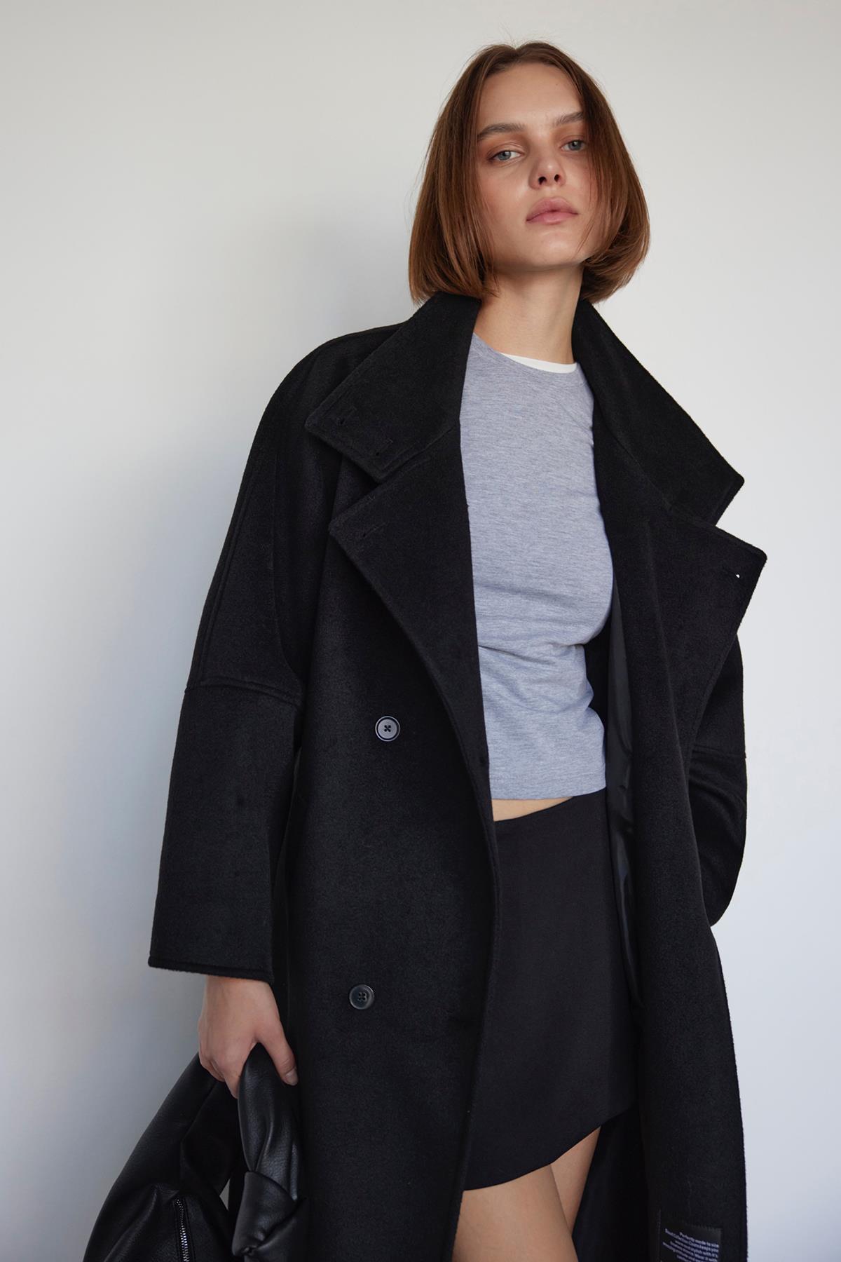 Gri Basic Pamuklu Tişört