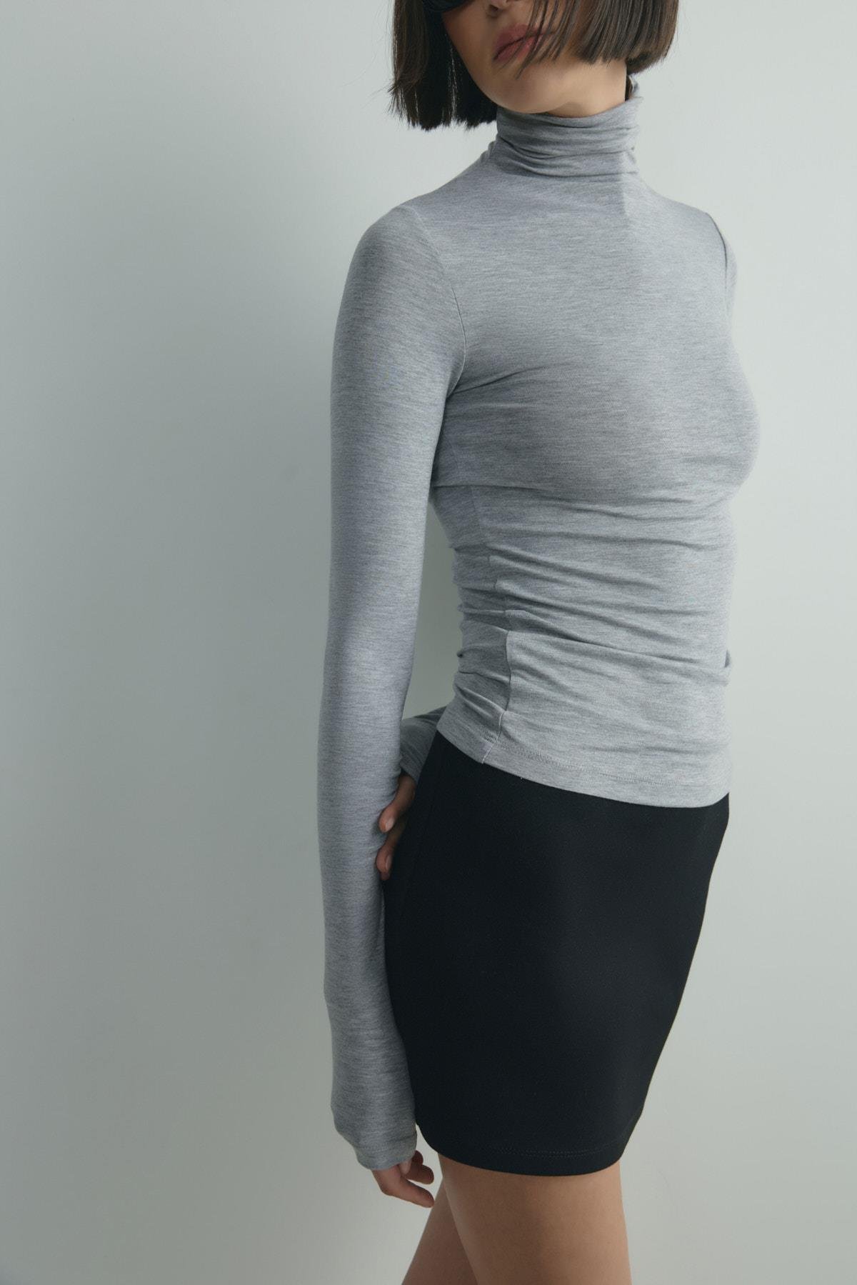 Gri Boğazlı Tensel Body