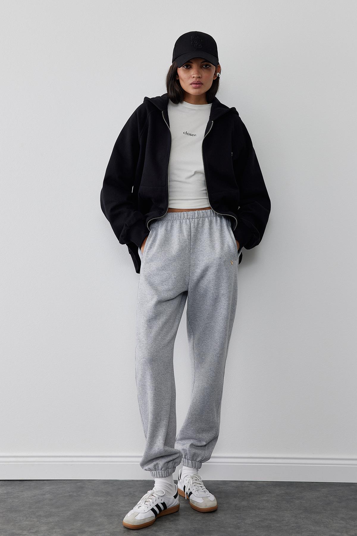 Gri Darcy Jogger Pantolon