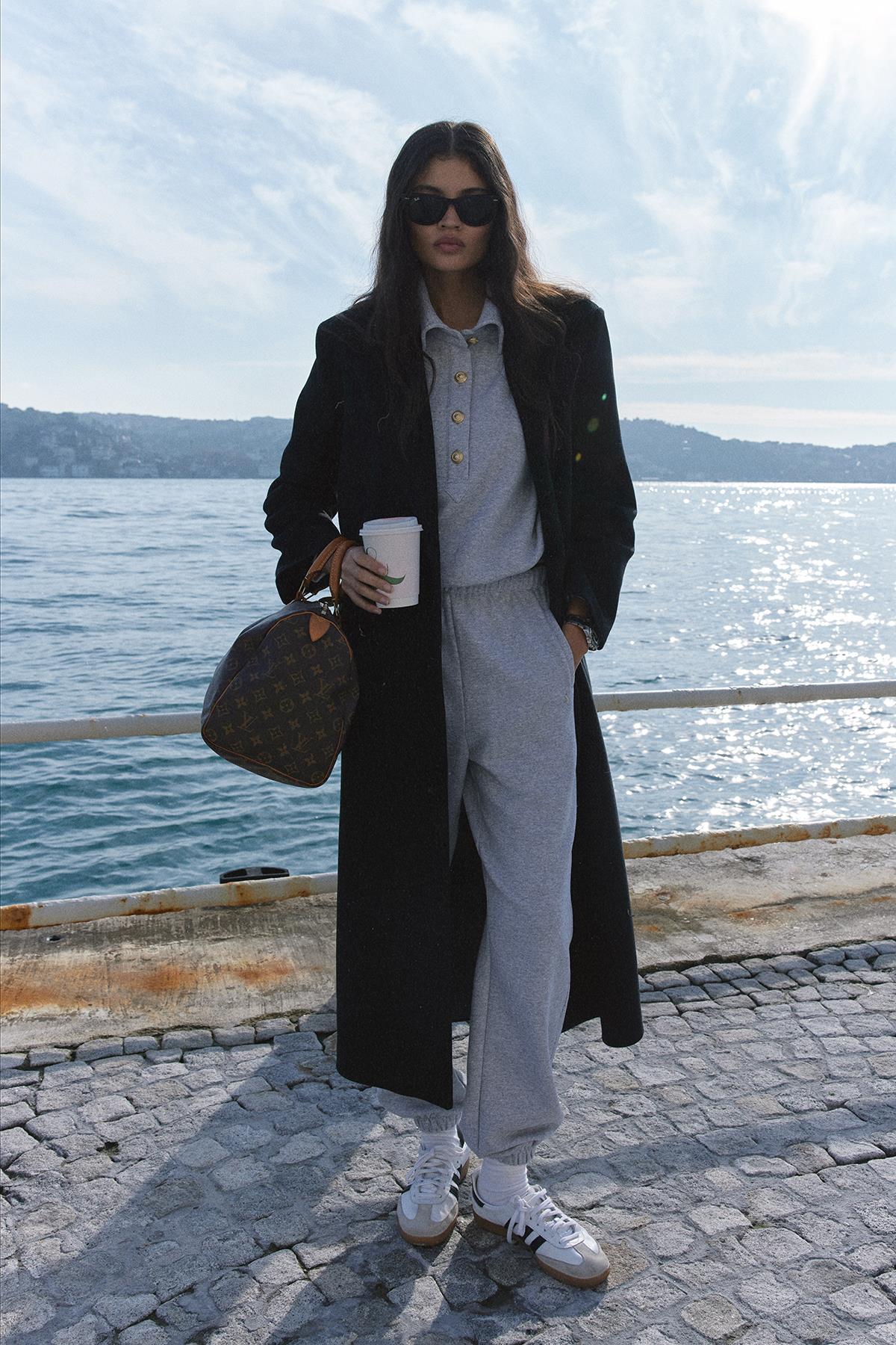 Gri Darcy Jogger Pantolon