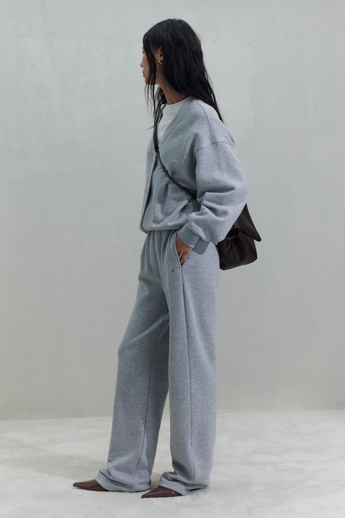 Gri Homie Basic Hırka