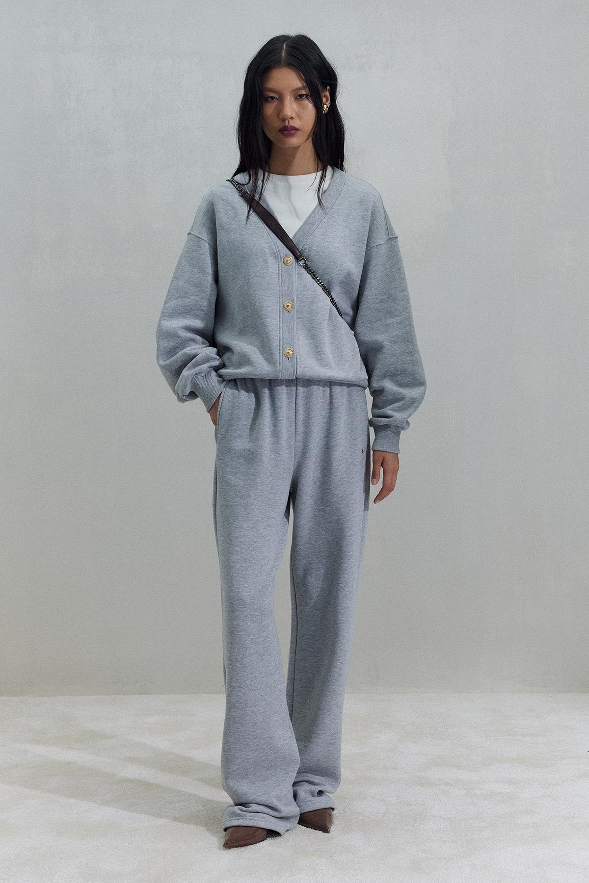 Gri Homie Lastikli Eşofman