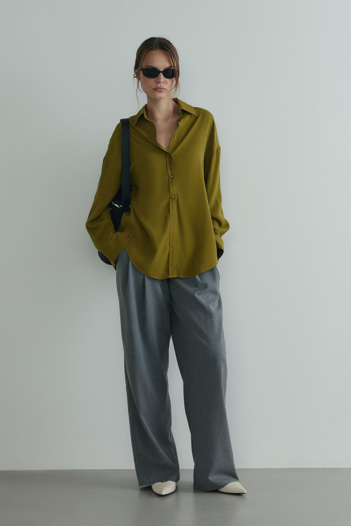 Lina Pleated Trousers