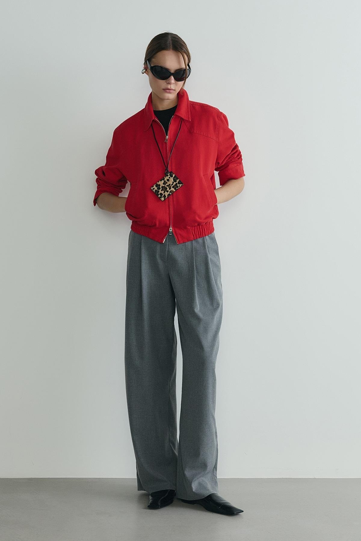 Lina Pleated Trousers