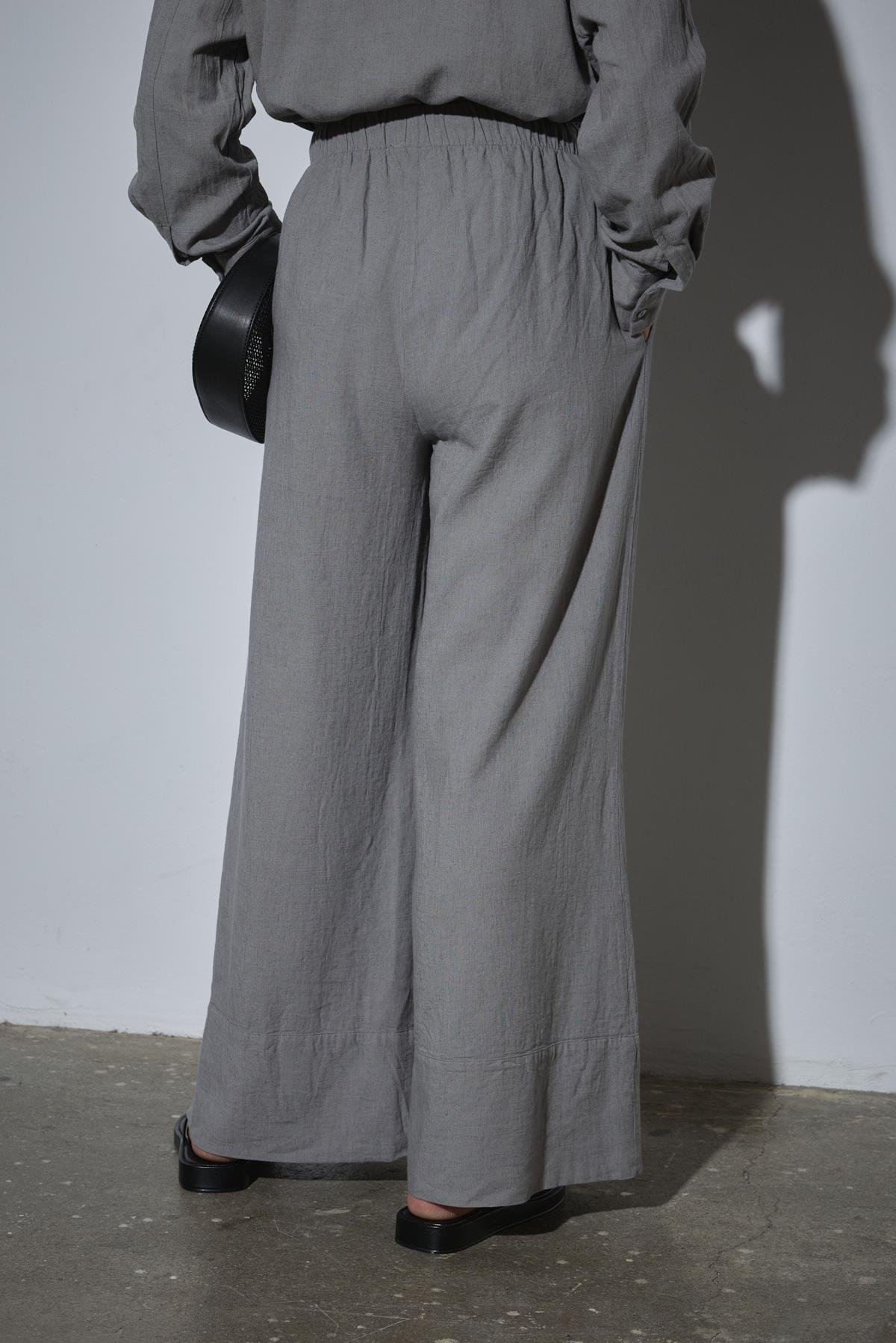 Serin Linen Palazzo Trousers