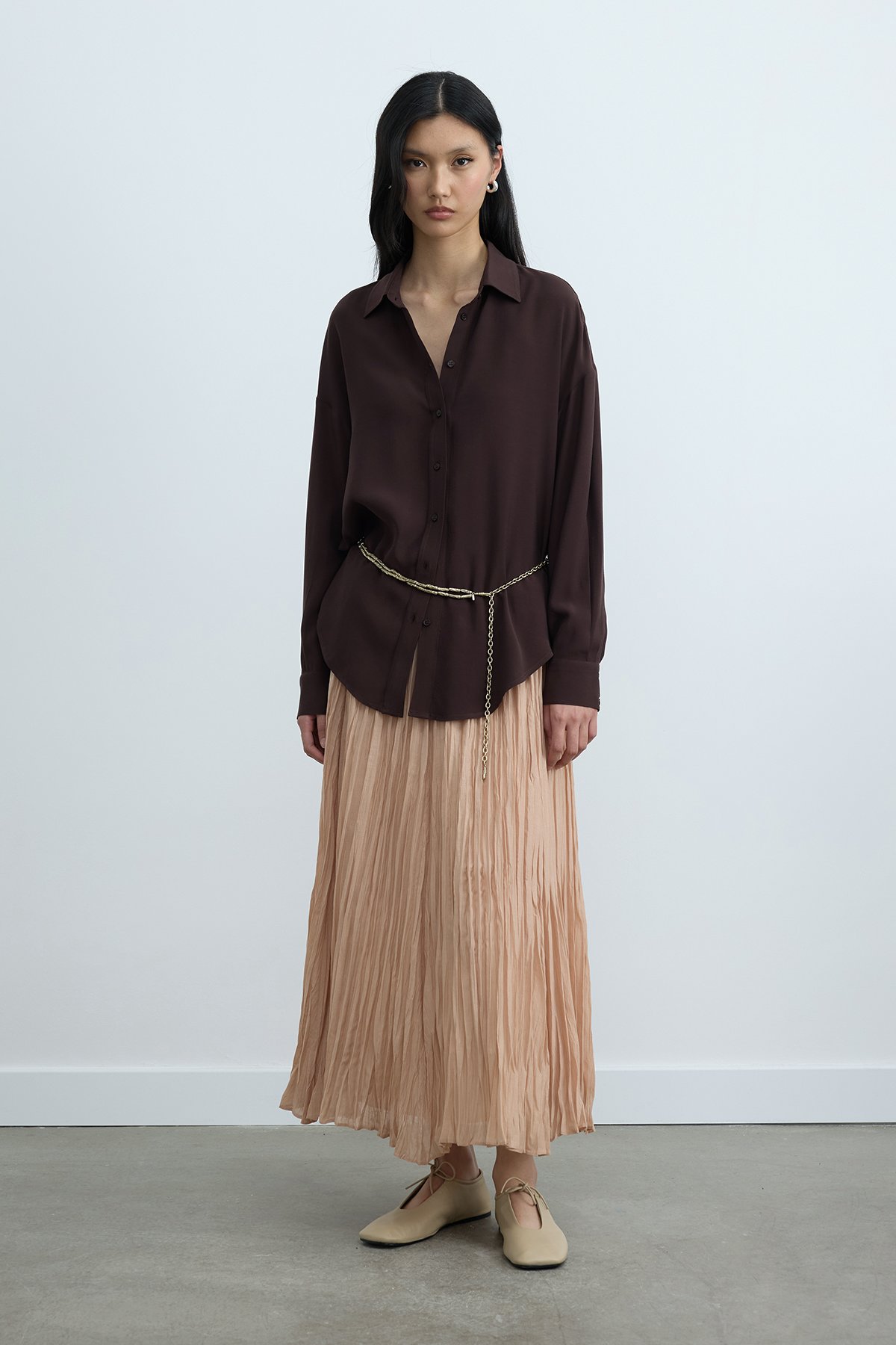 Gül Kurusu Rose Piliseli Etek