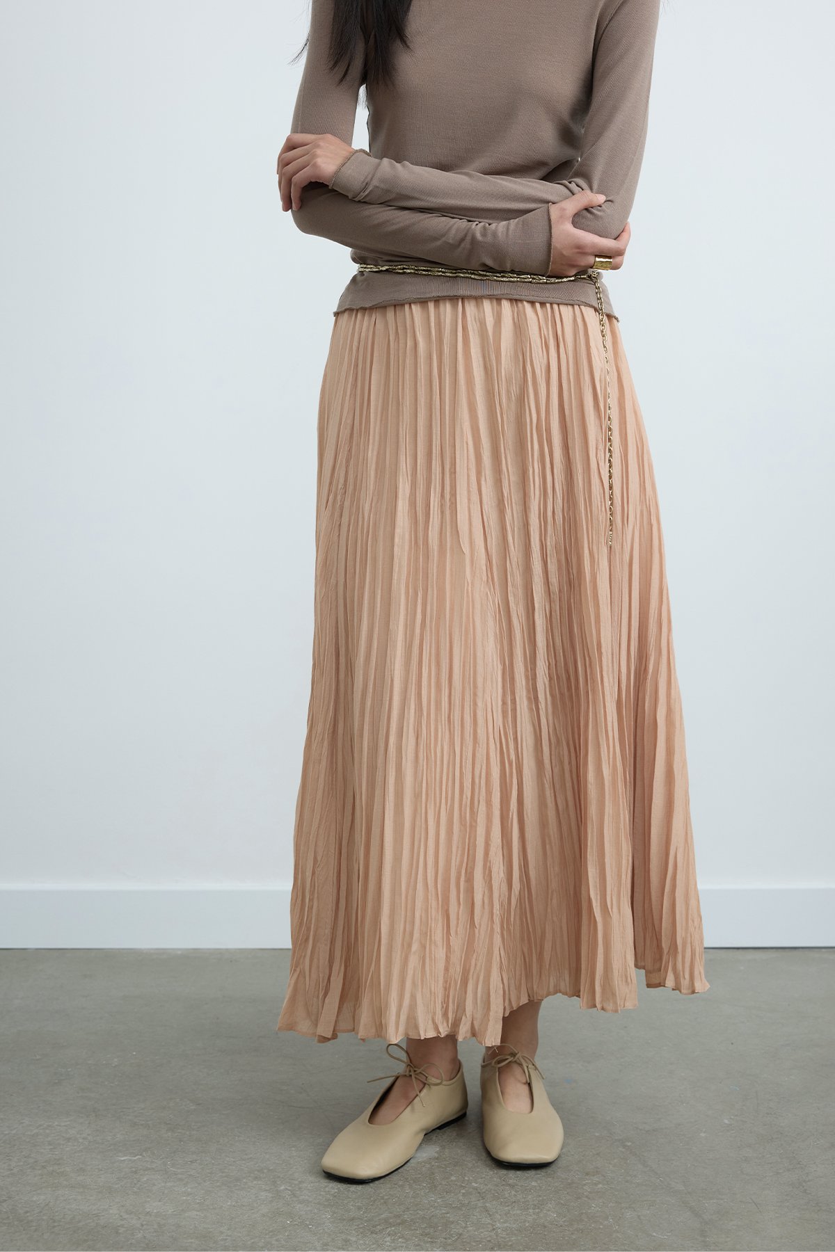 Gül Kurusu Rose Piliseli Etek