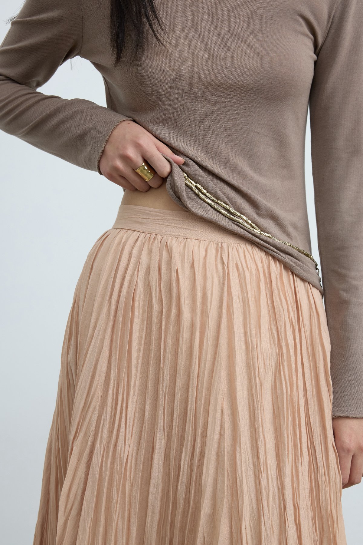 Gül Kurusu Rose Piliseli Etek