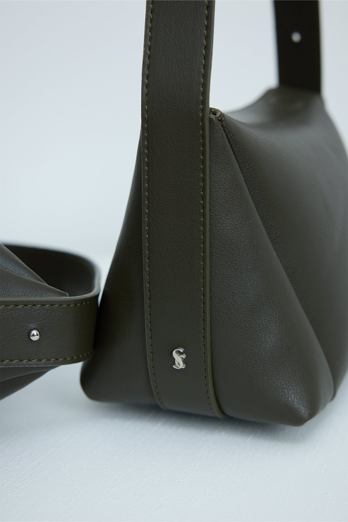 Haki Rhan Deri Mini Çanta