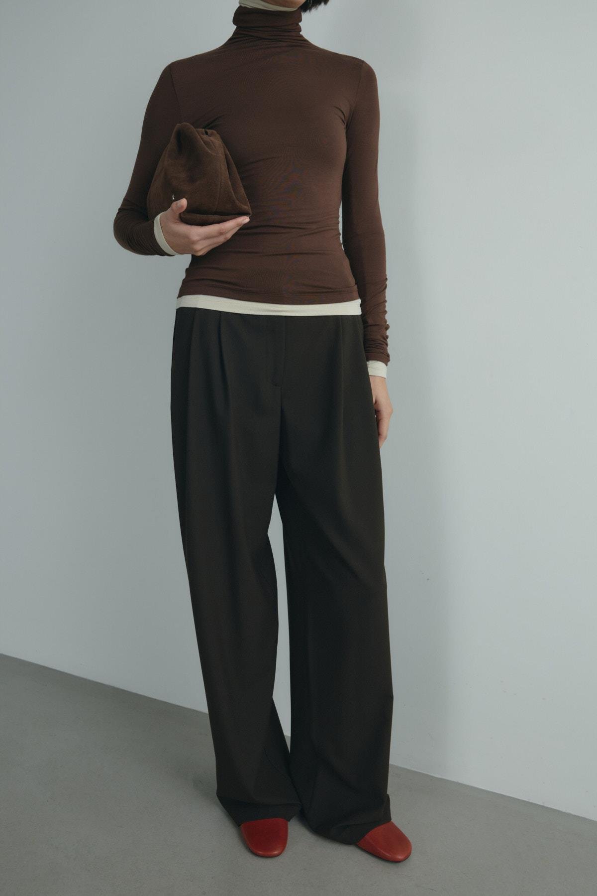 Kahverengi Boğazlı Tensel Body