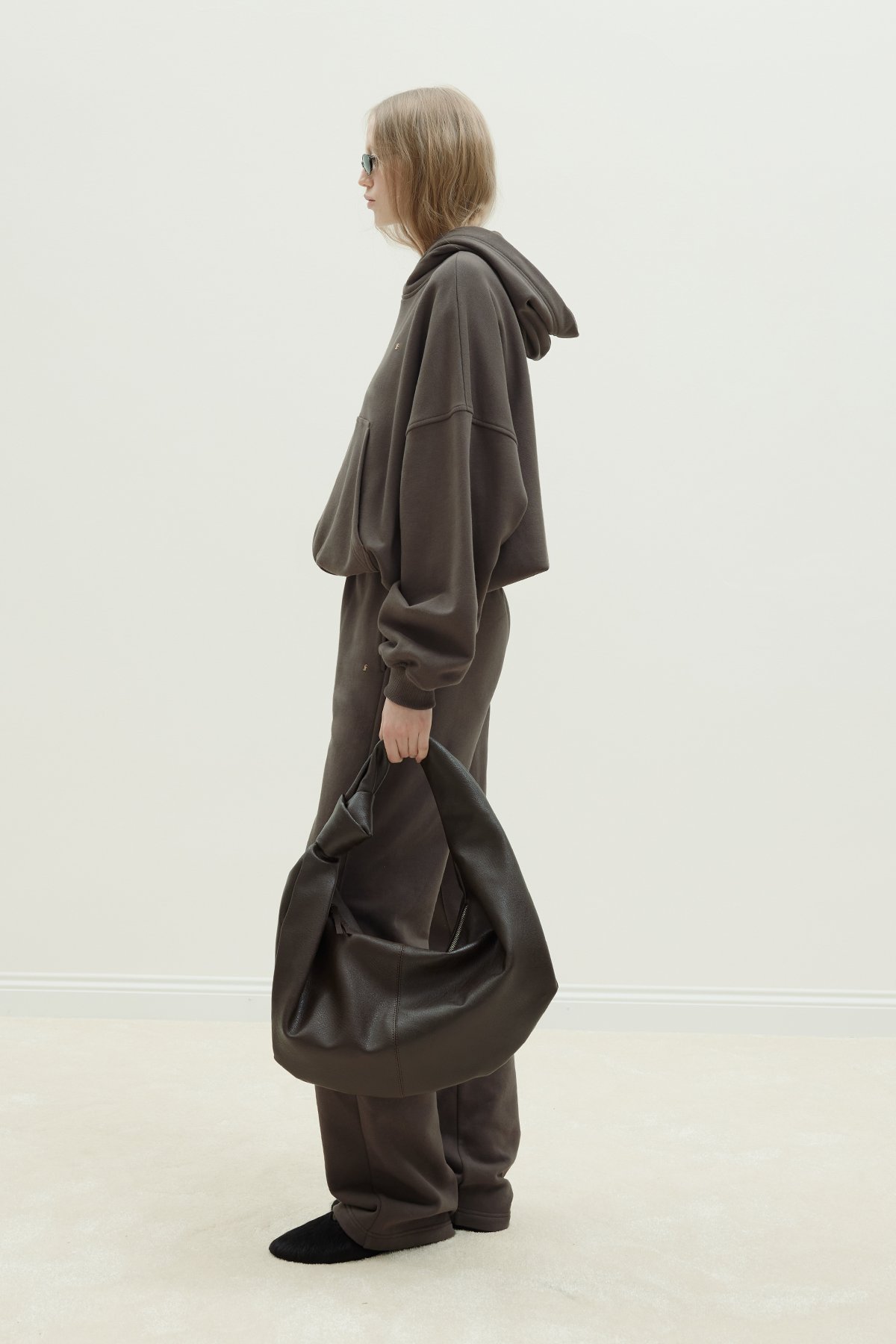 Kahverengi Hardy Kapüşonlu Sweatshirt