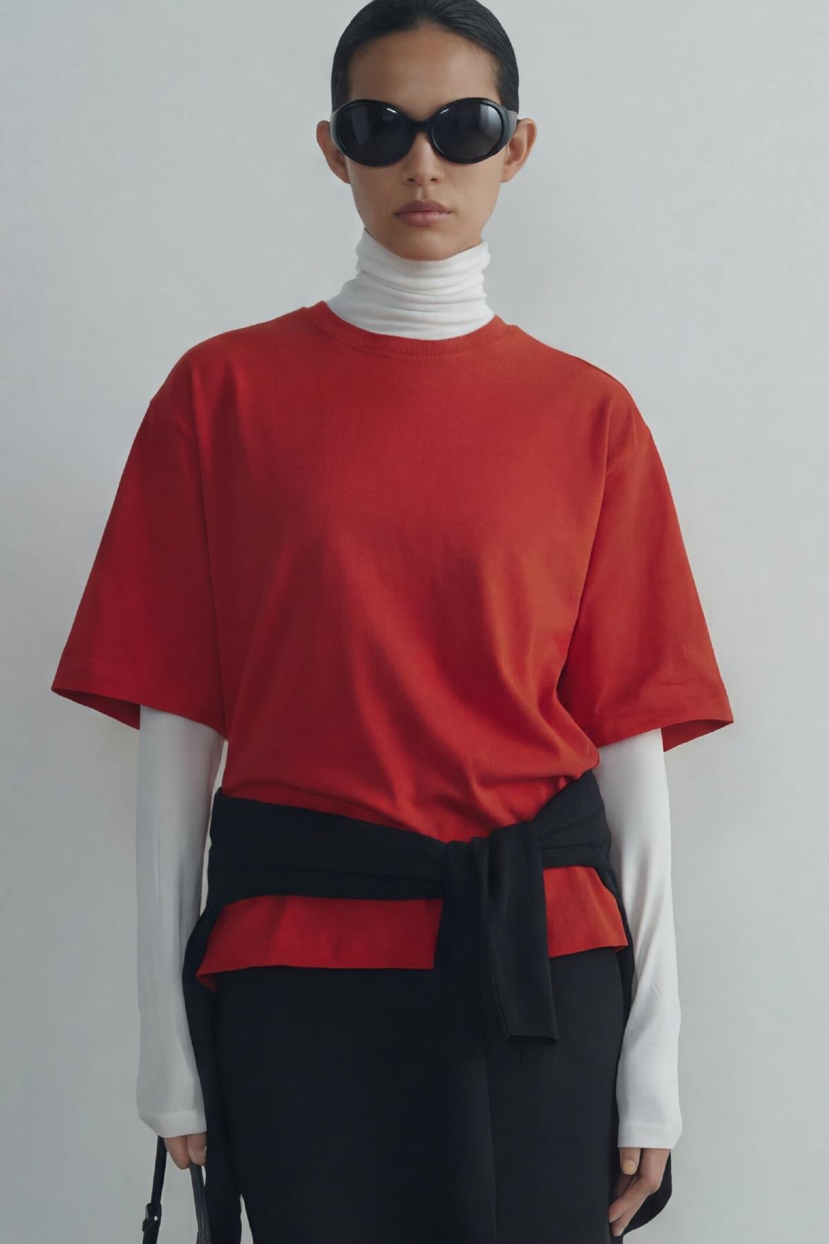 Kırmızı Nox Oversize Tişört