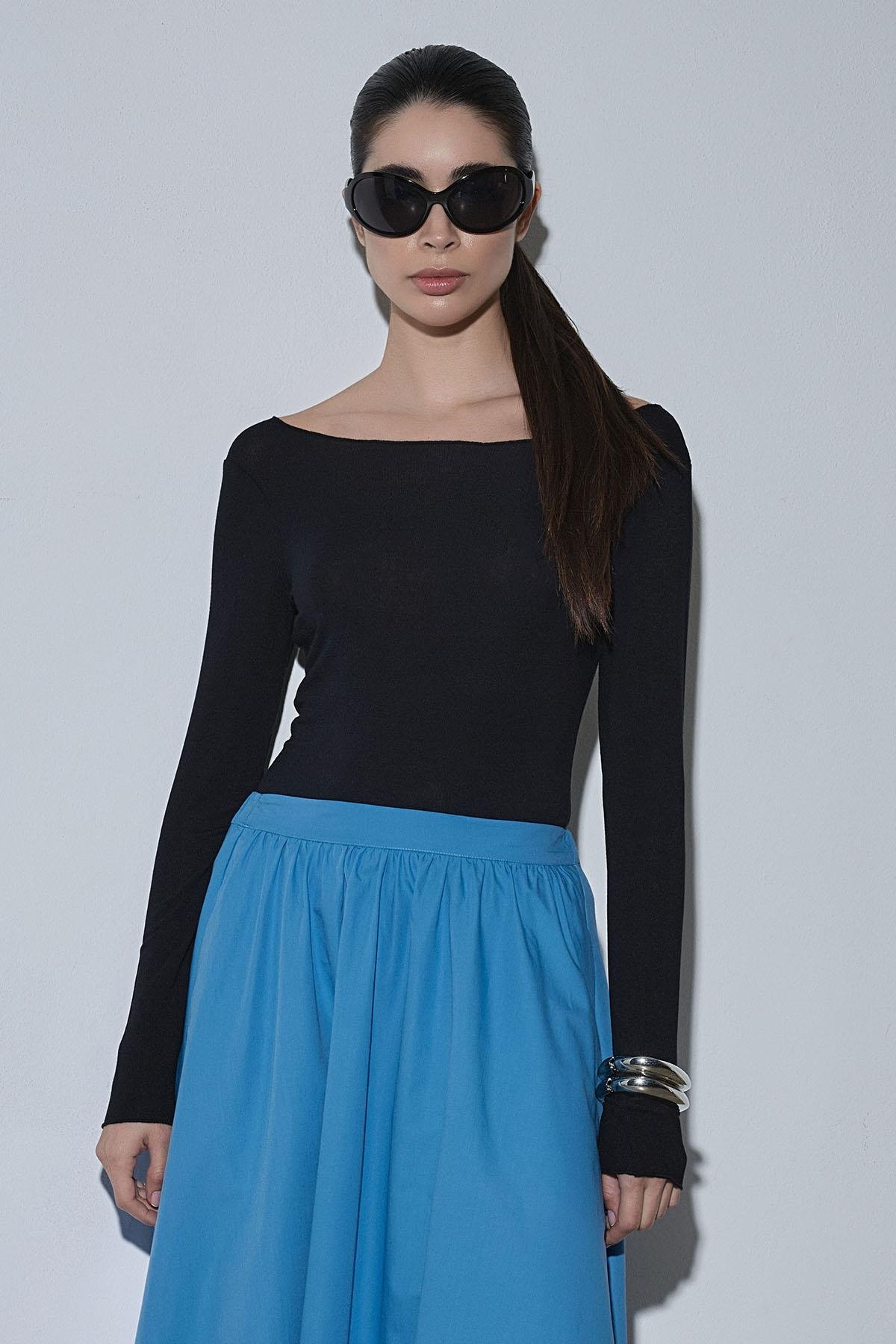 Koyu Lacivert Lindy Bluz