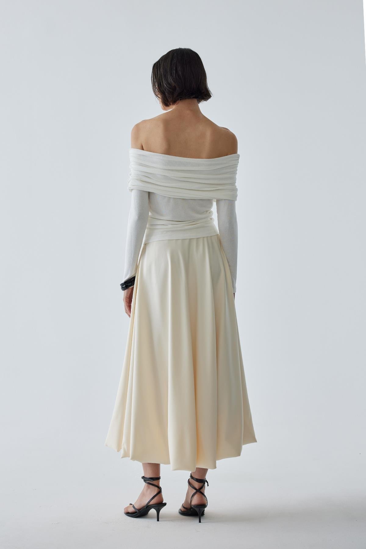 Krem Baloon Saten Etek