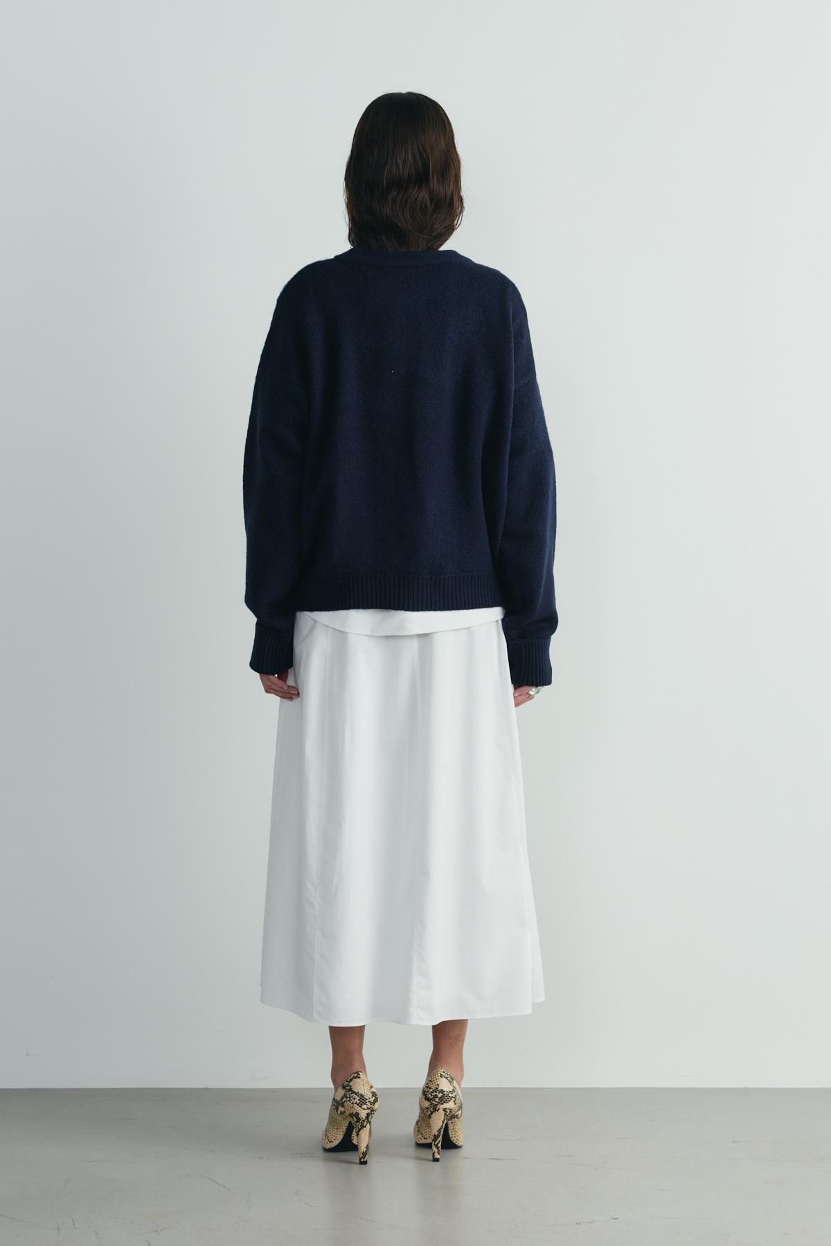 Lacivert Bella Oversize Kazak