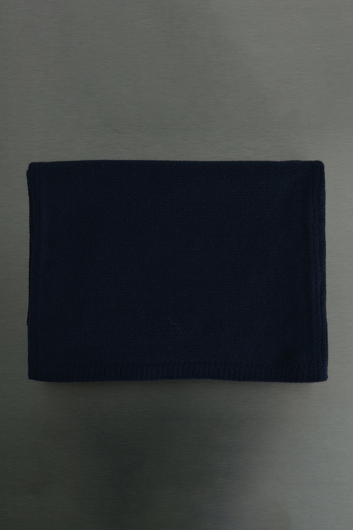 Lacivert Bella Triko Atkı