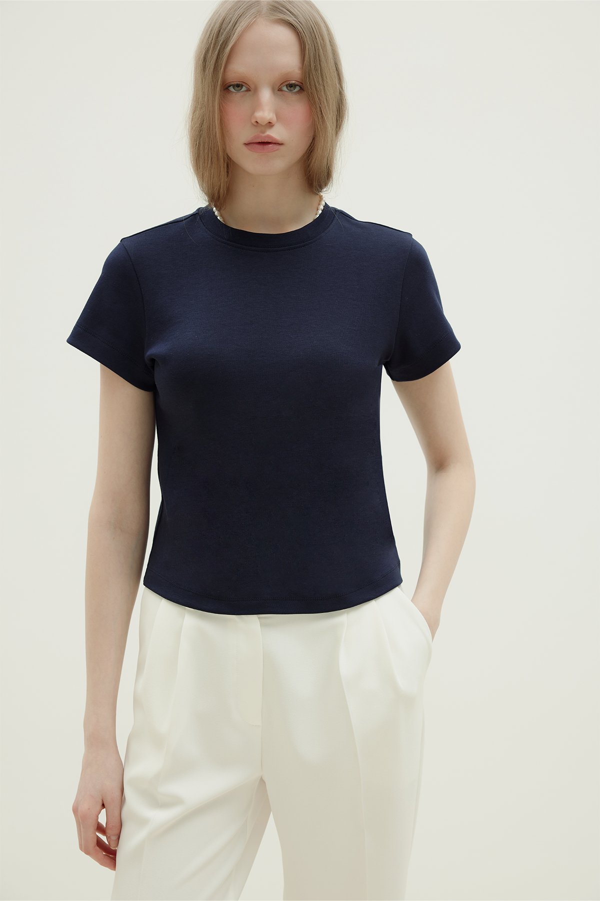 Lacivert Comfy Basic Tişört