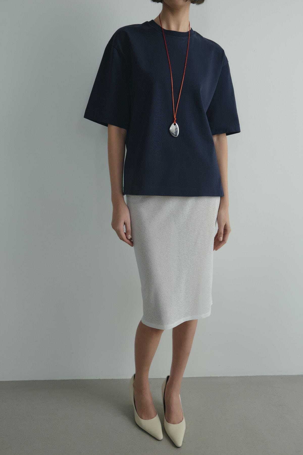 Lacivert Nox Oversize Tişört