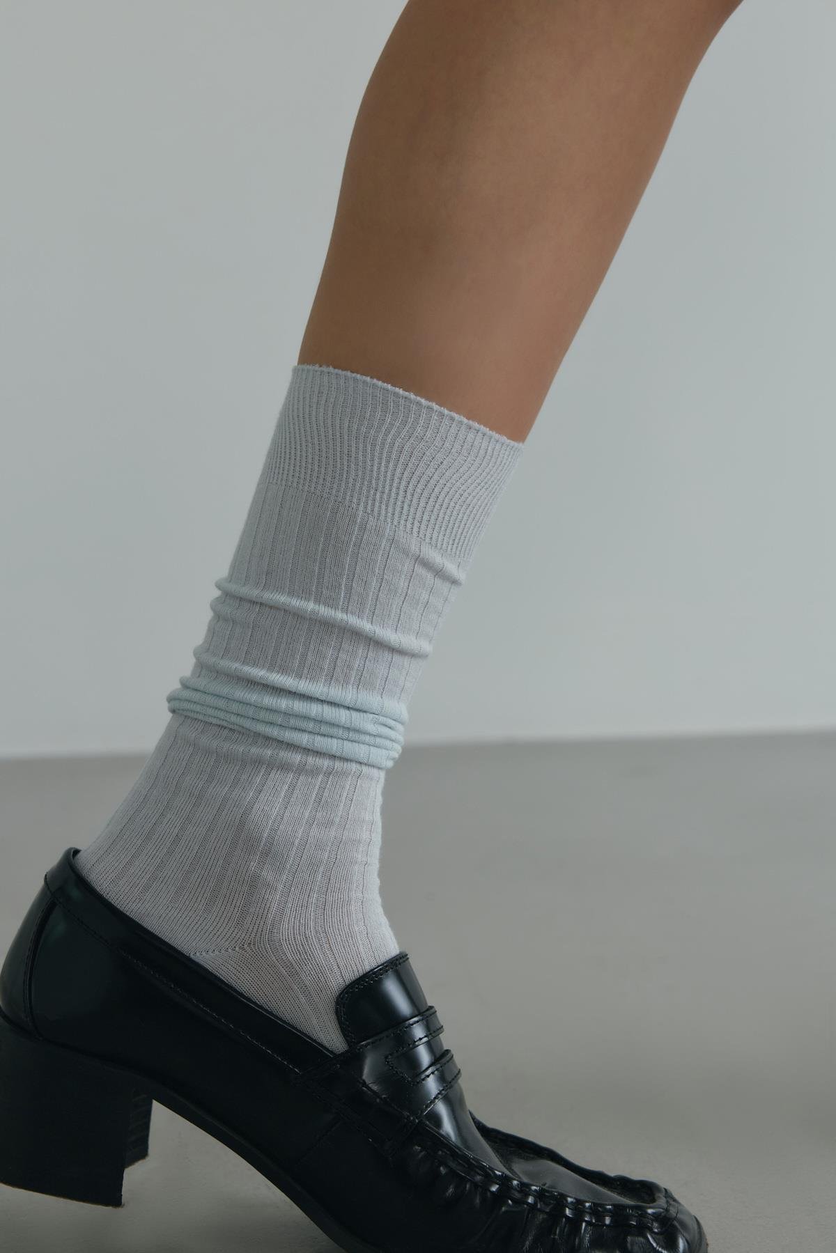 Mavi Yves Fitilli Çorap