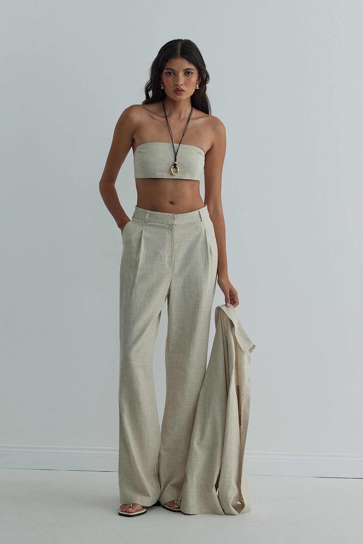 Natürel Melia Keten Bra