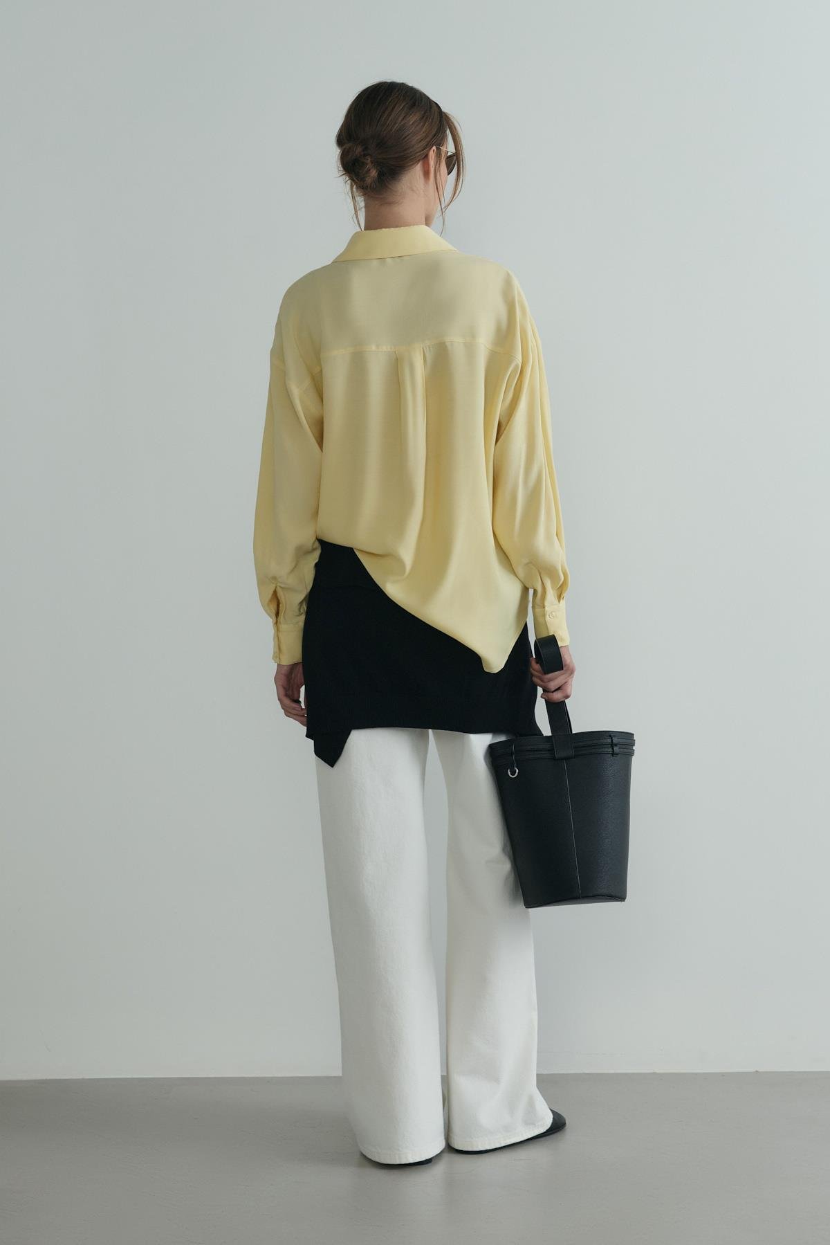 Sarı Alessa Tensel Gömlek