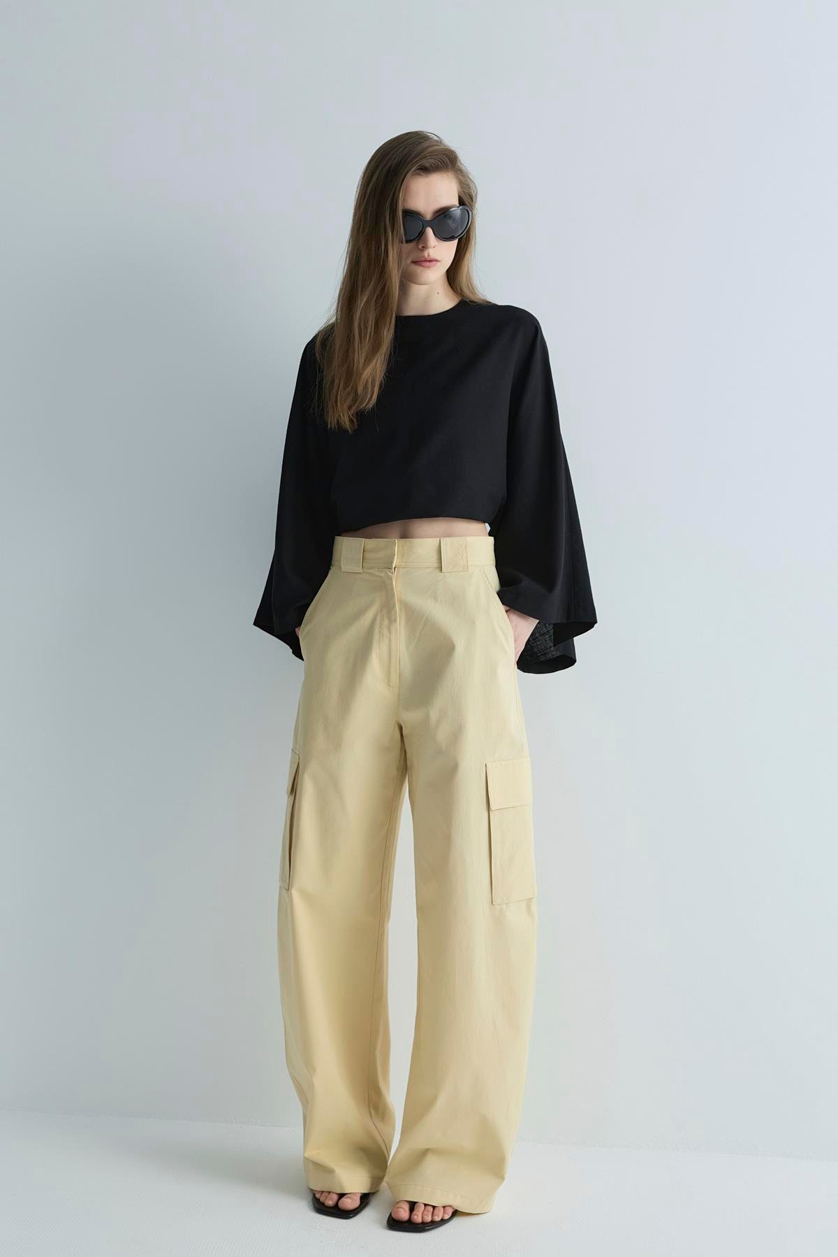 Sarı Carbie Kargo Pantolon