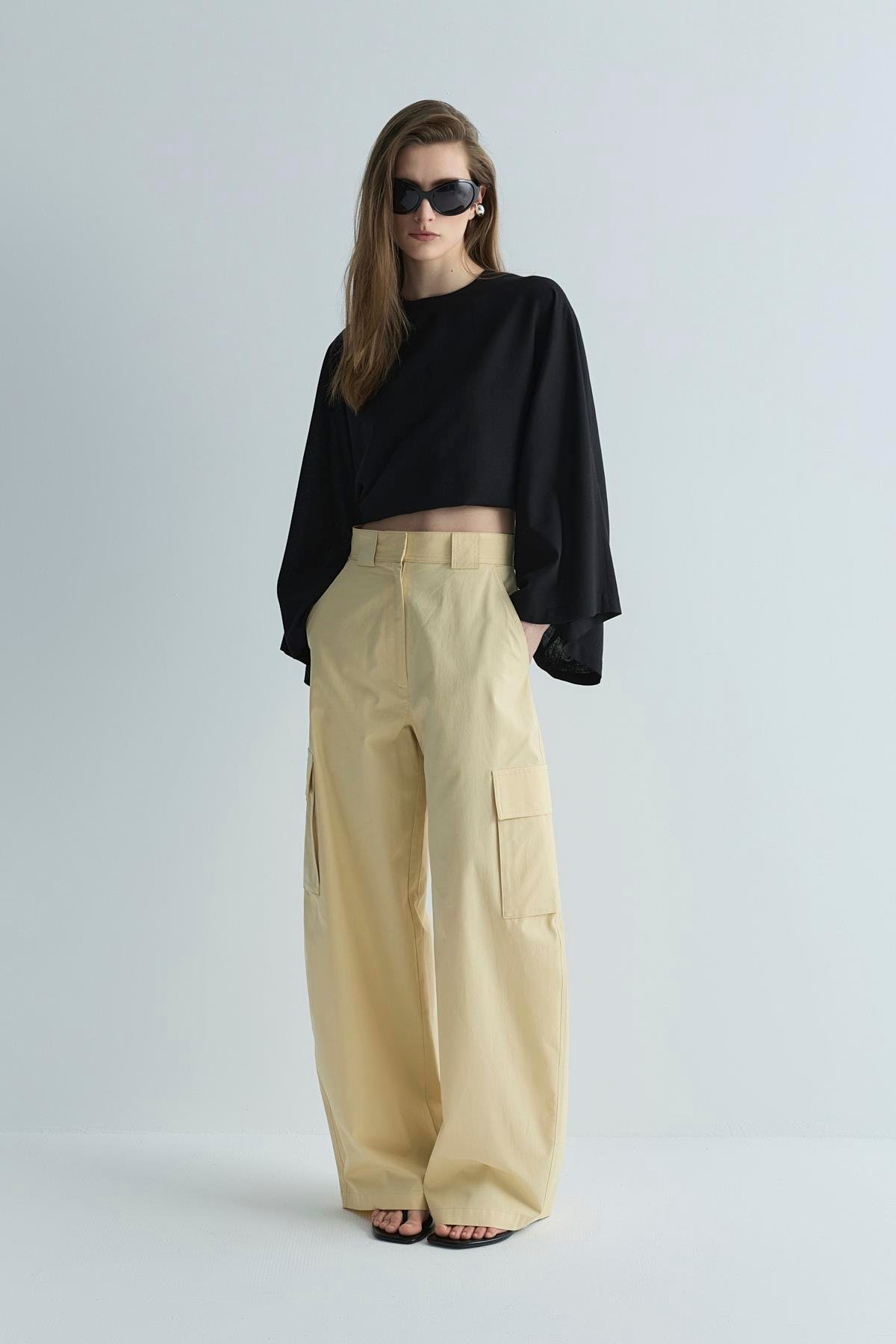 Sarı Carbie Kargo Pantolon