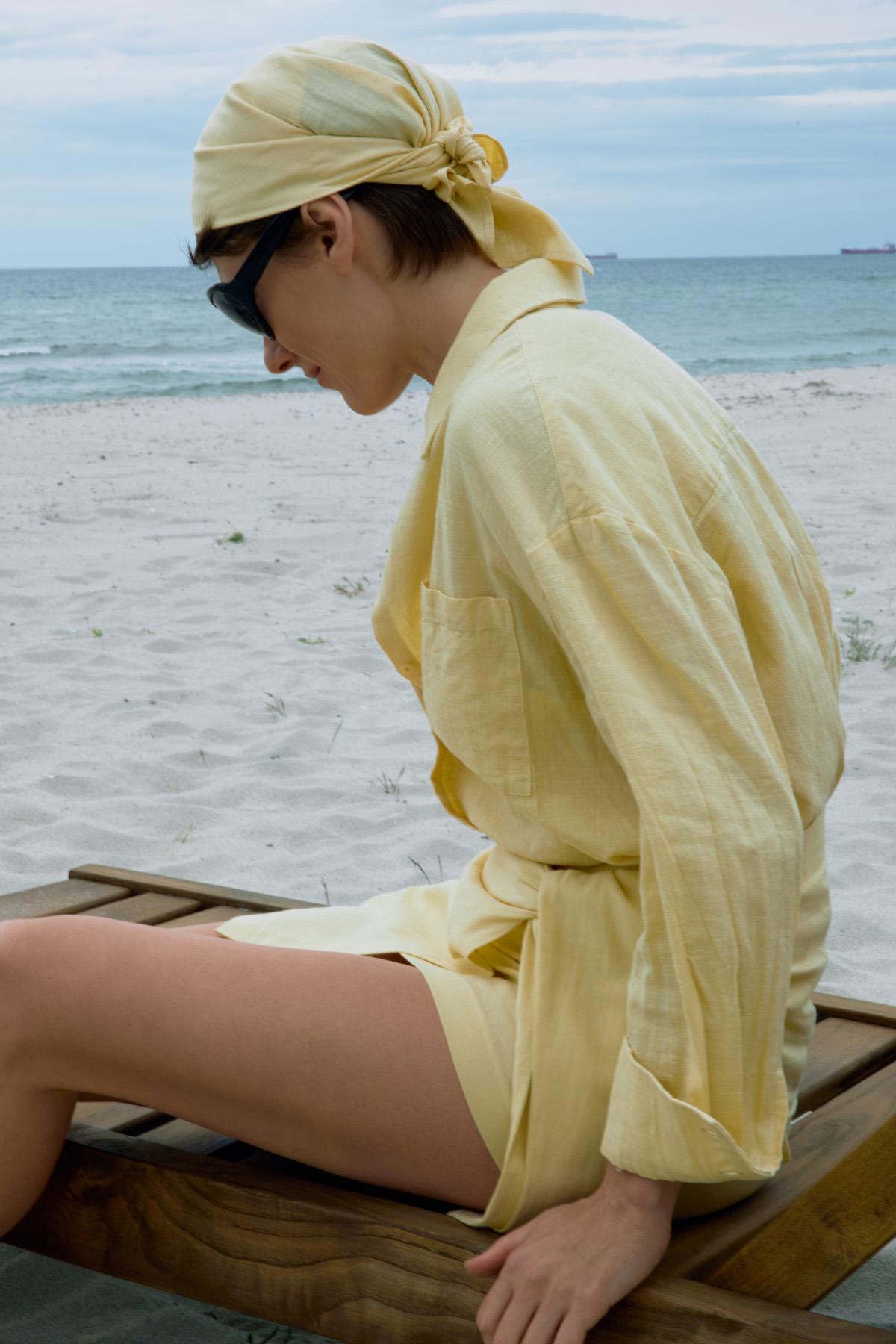 Serin Oversized Linen Shirt
