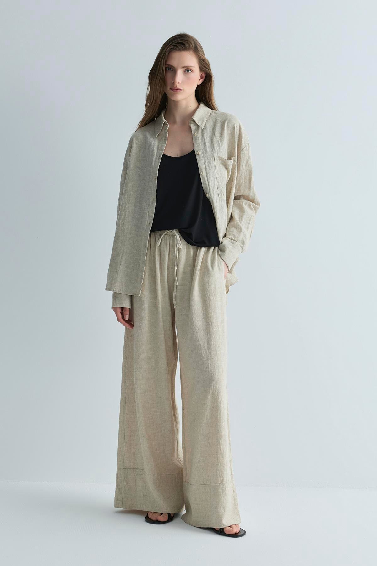 Siyah Agni Basic Bluz