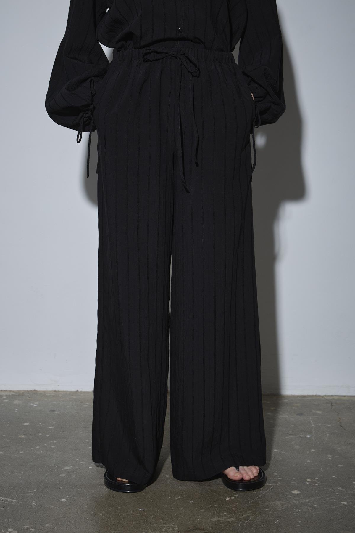 Siyah Alba Culotte Pantolon