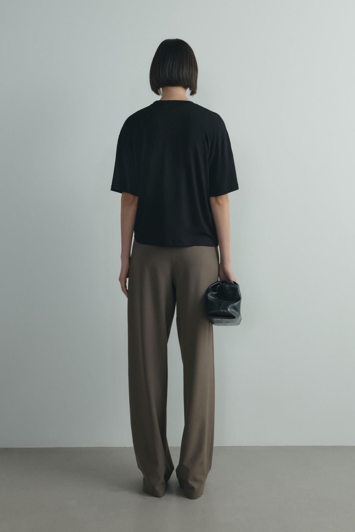 Siyah Atlas Basic Tişört