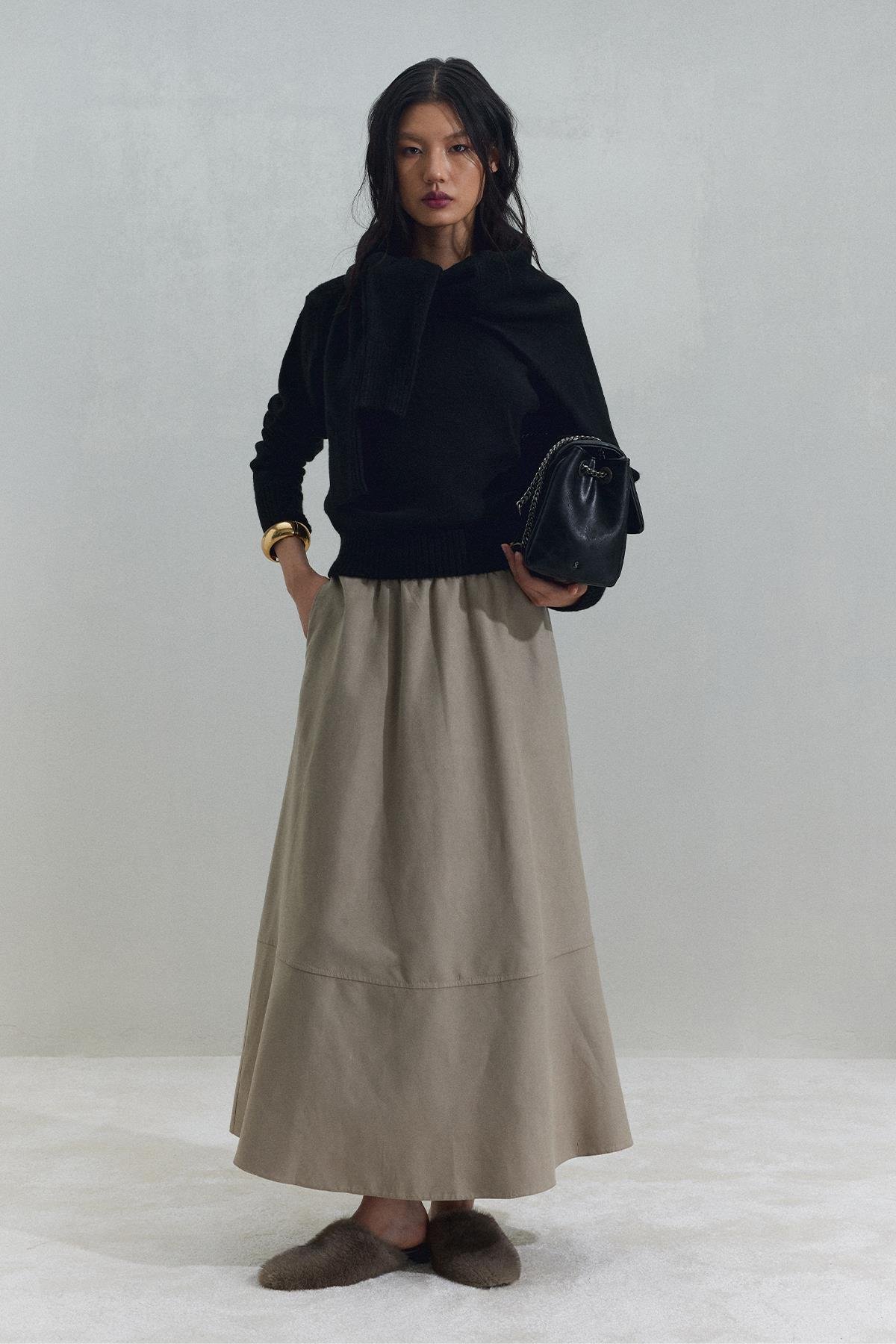 Siyah Ester Triko Kazak